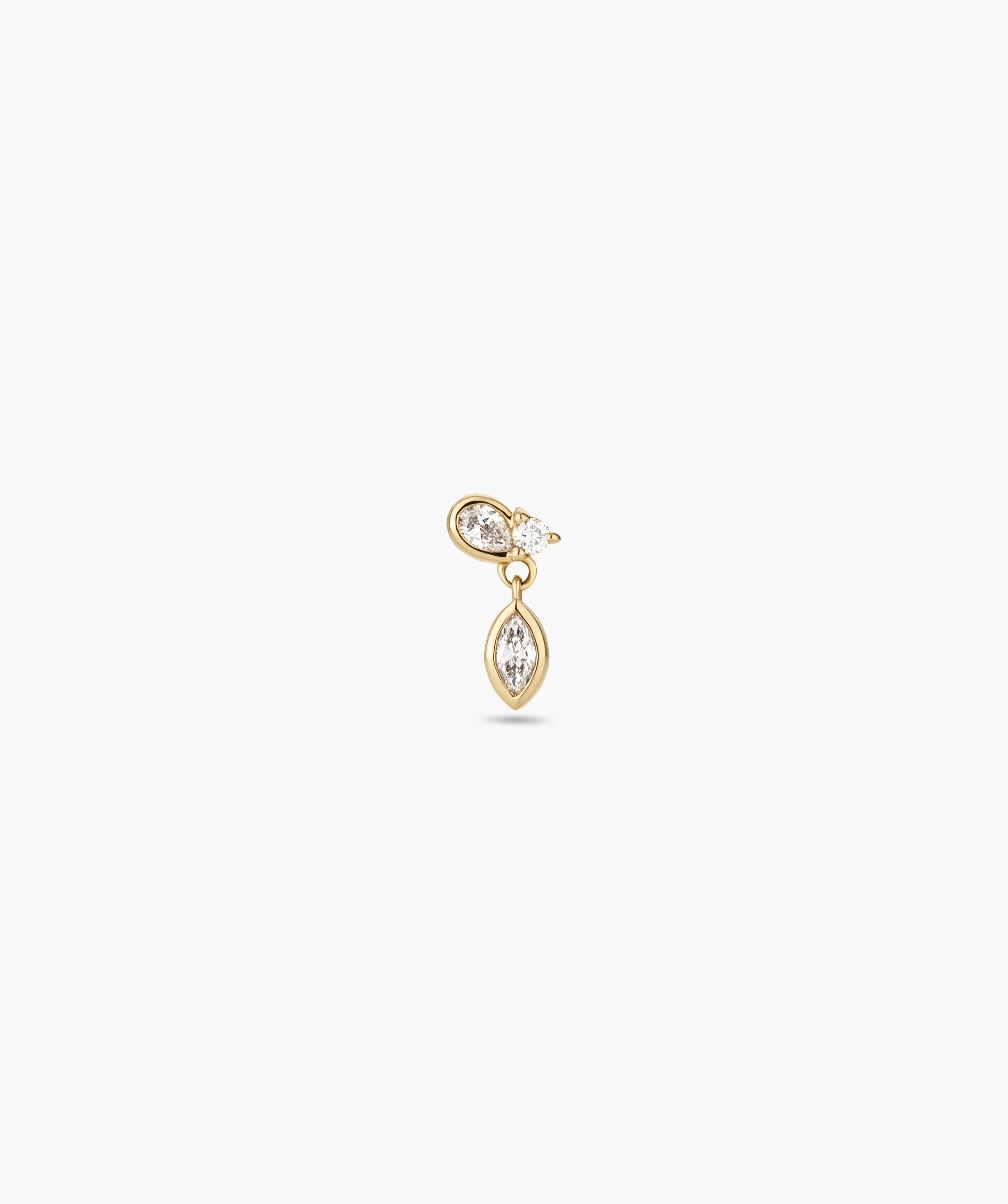 Lab Grown Diamond Drop Stud
