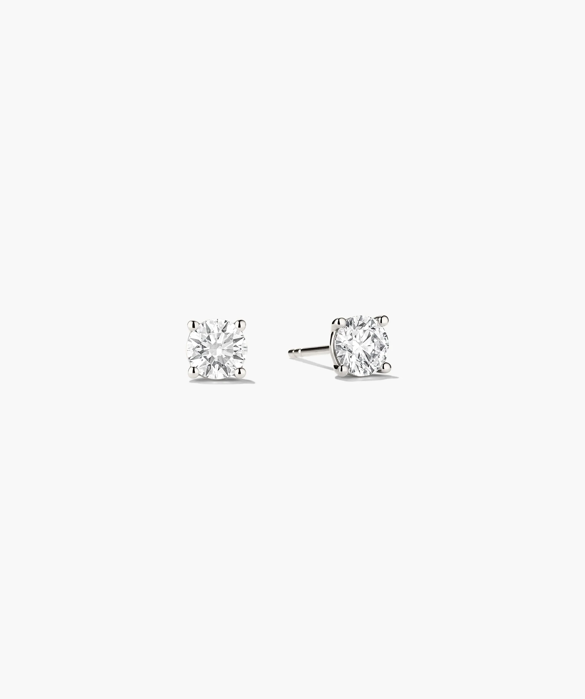 Lab Grown Diamond Round Studs 1 TCW - Image 3