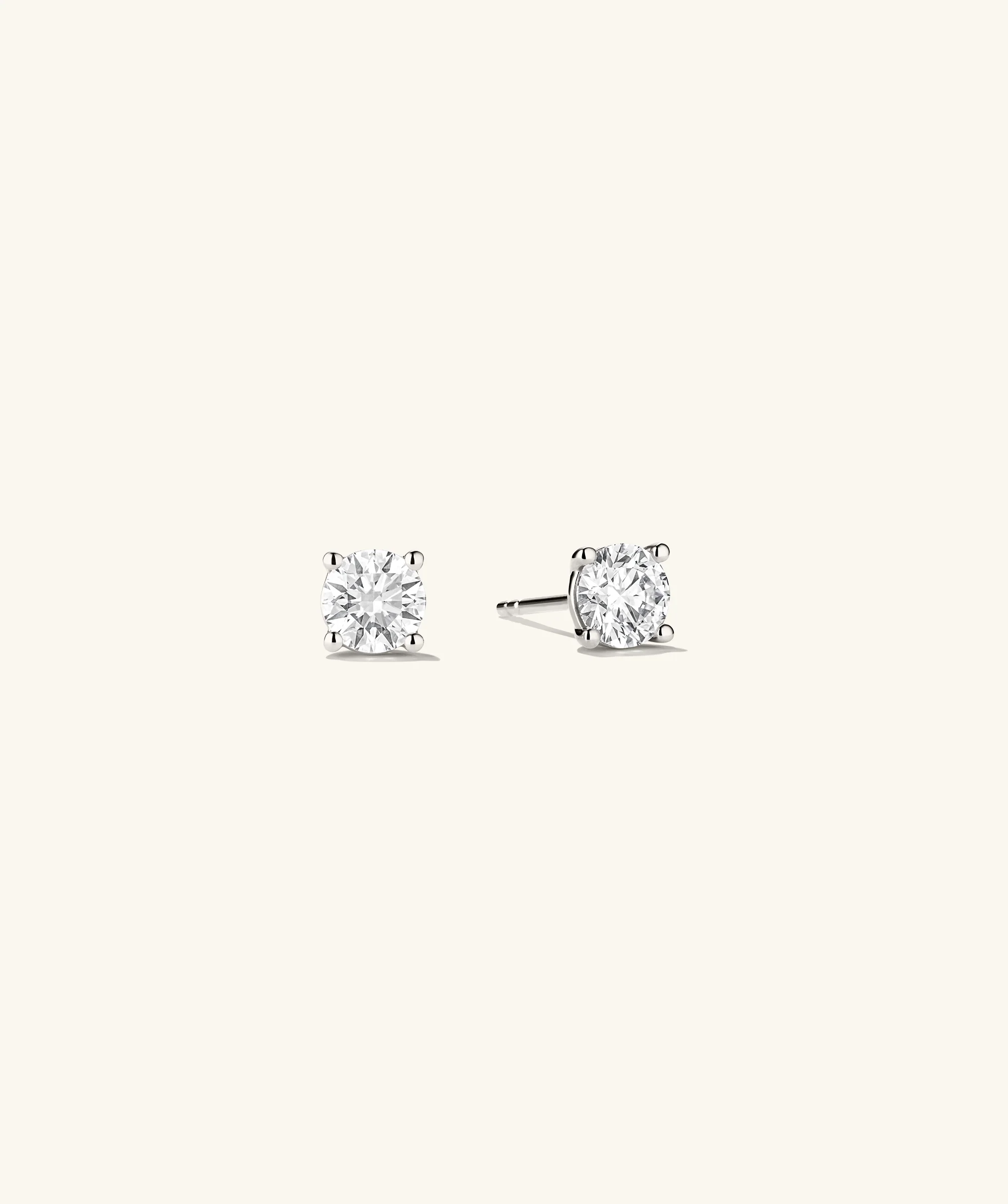 Lab Grown Diamond Round Studs 1 TCW - Image 5
