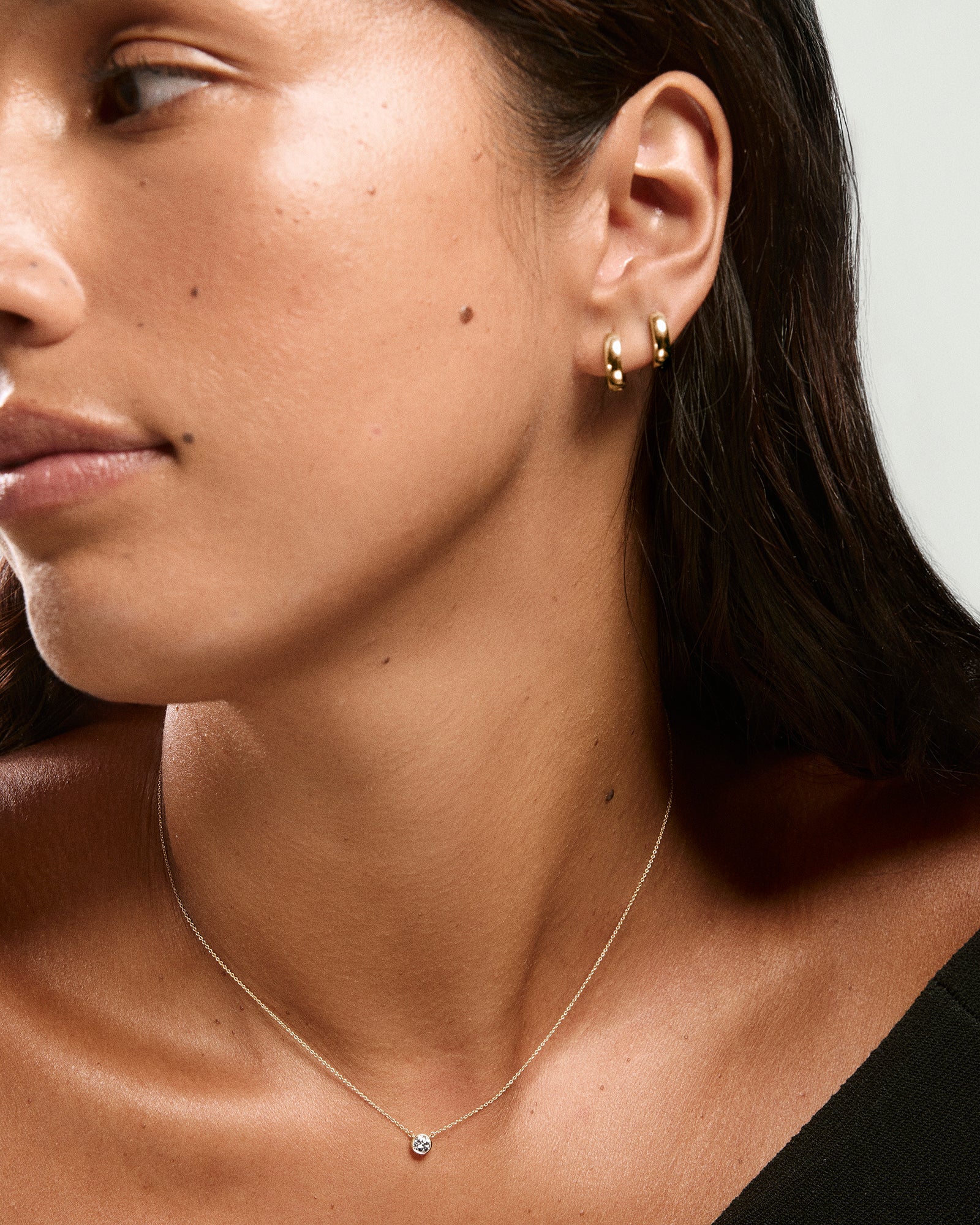 Lab Grown Diamond Solo Necklace - Image 4