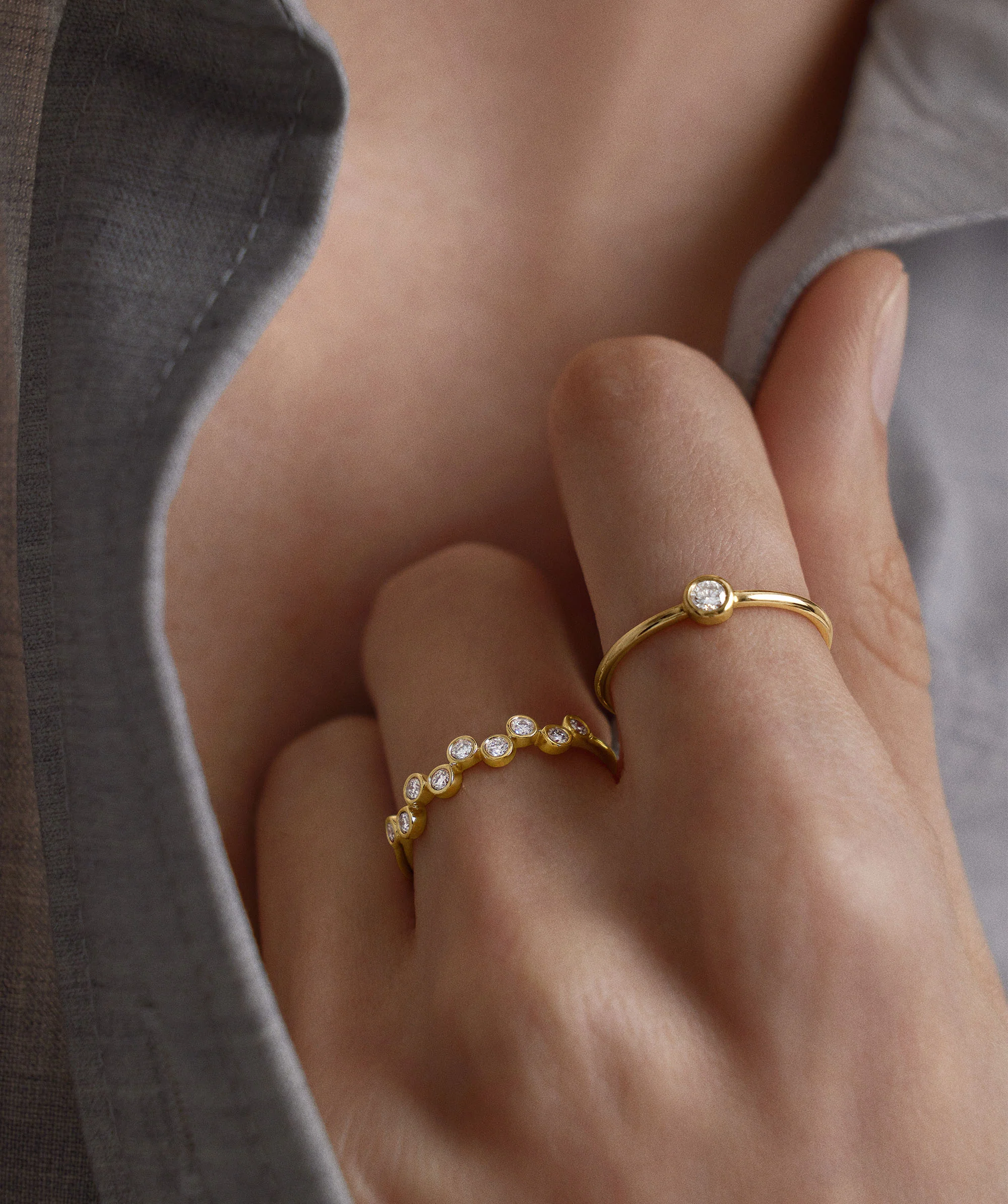 Lab Grown Diamond Solo Ring - Image 4