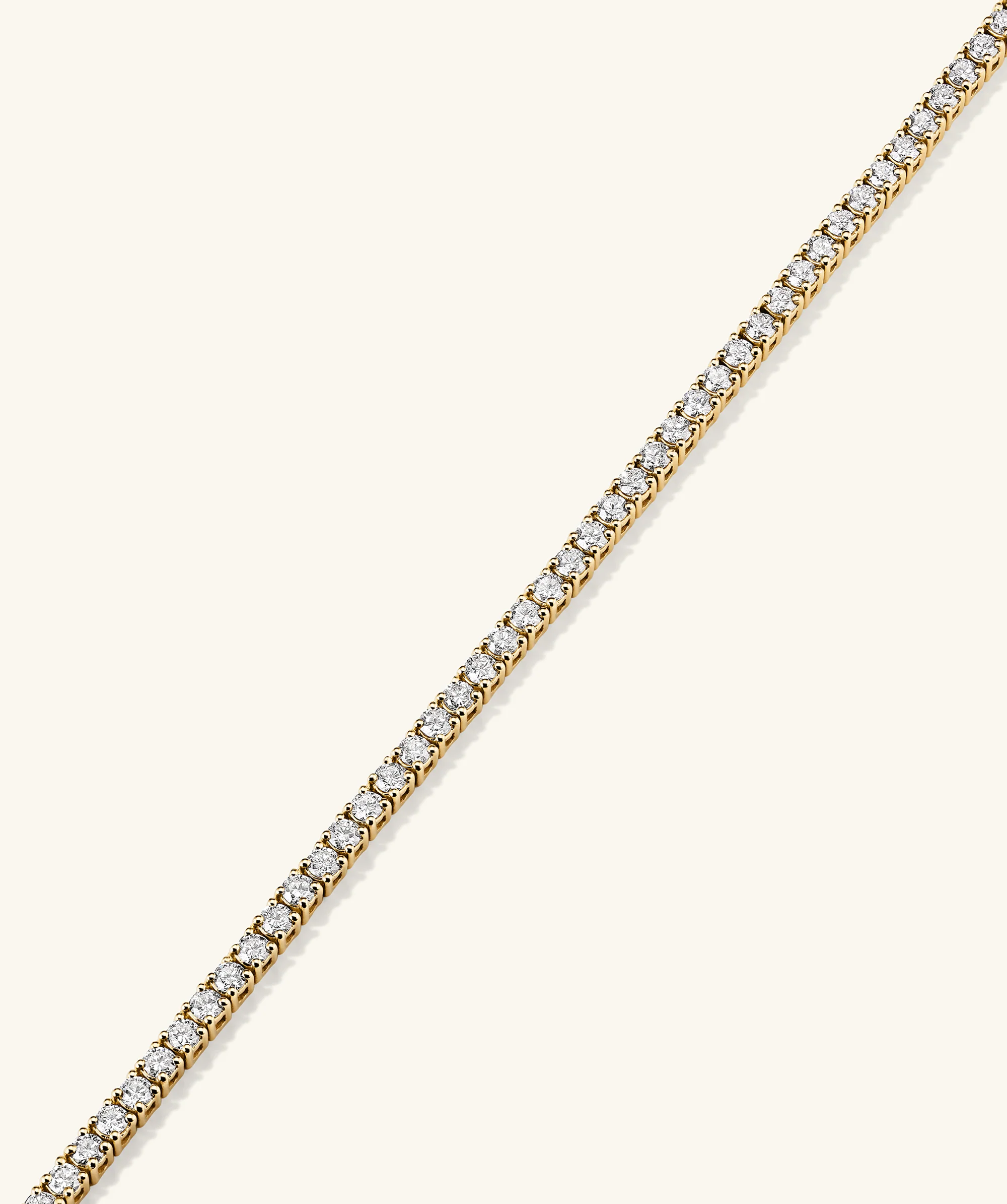 Lab Grown Diamond Tennis Necklace 1.8mm - Image 7