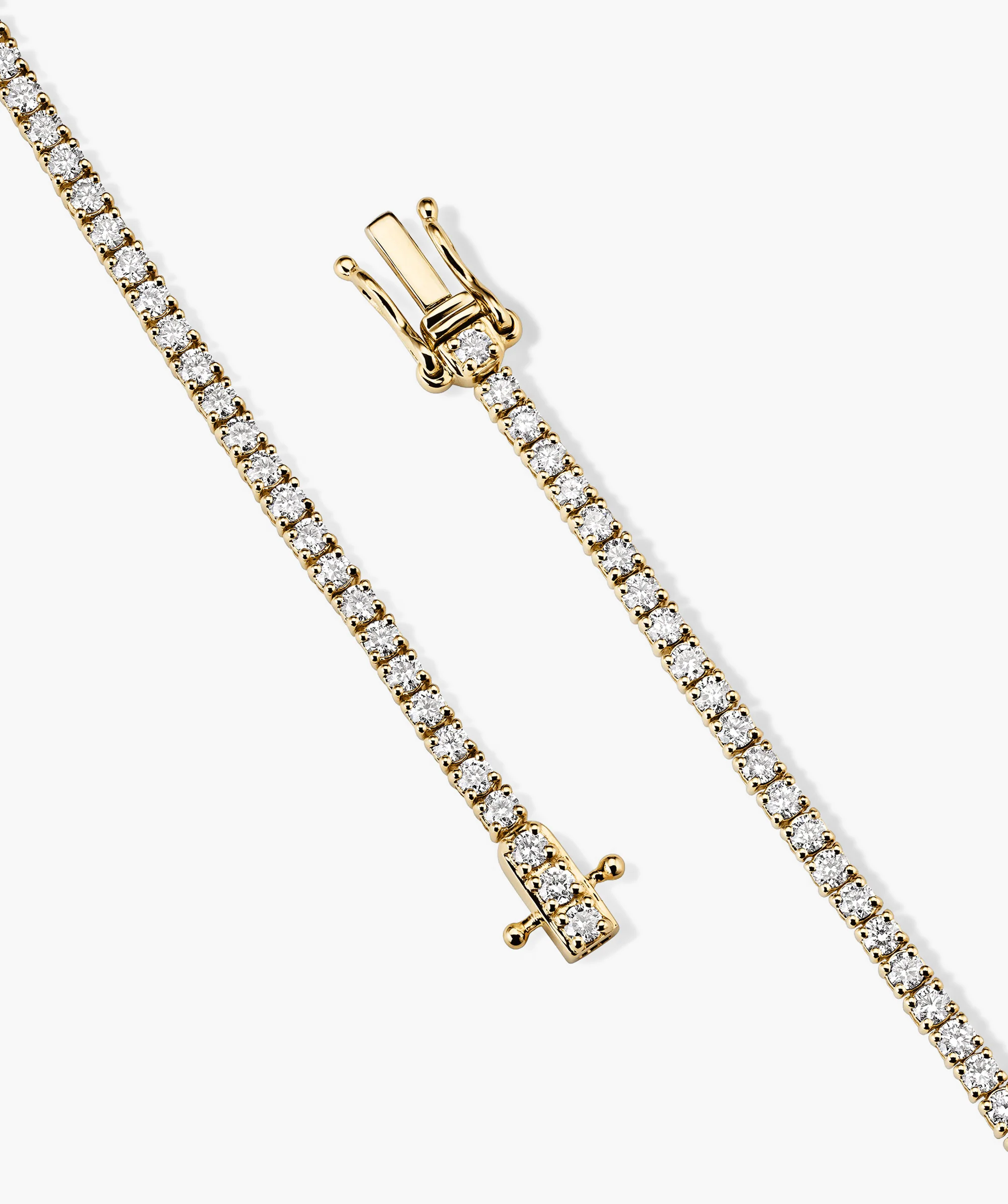 Lab Grown Diamond Tennis Necklace 1.8mm - Image 8