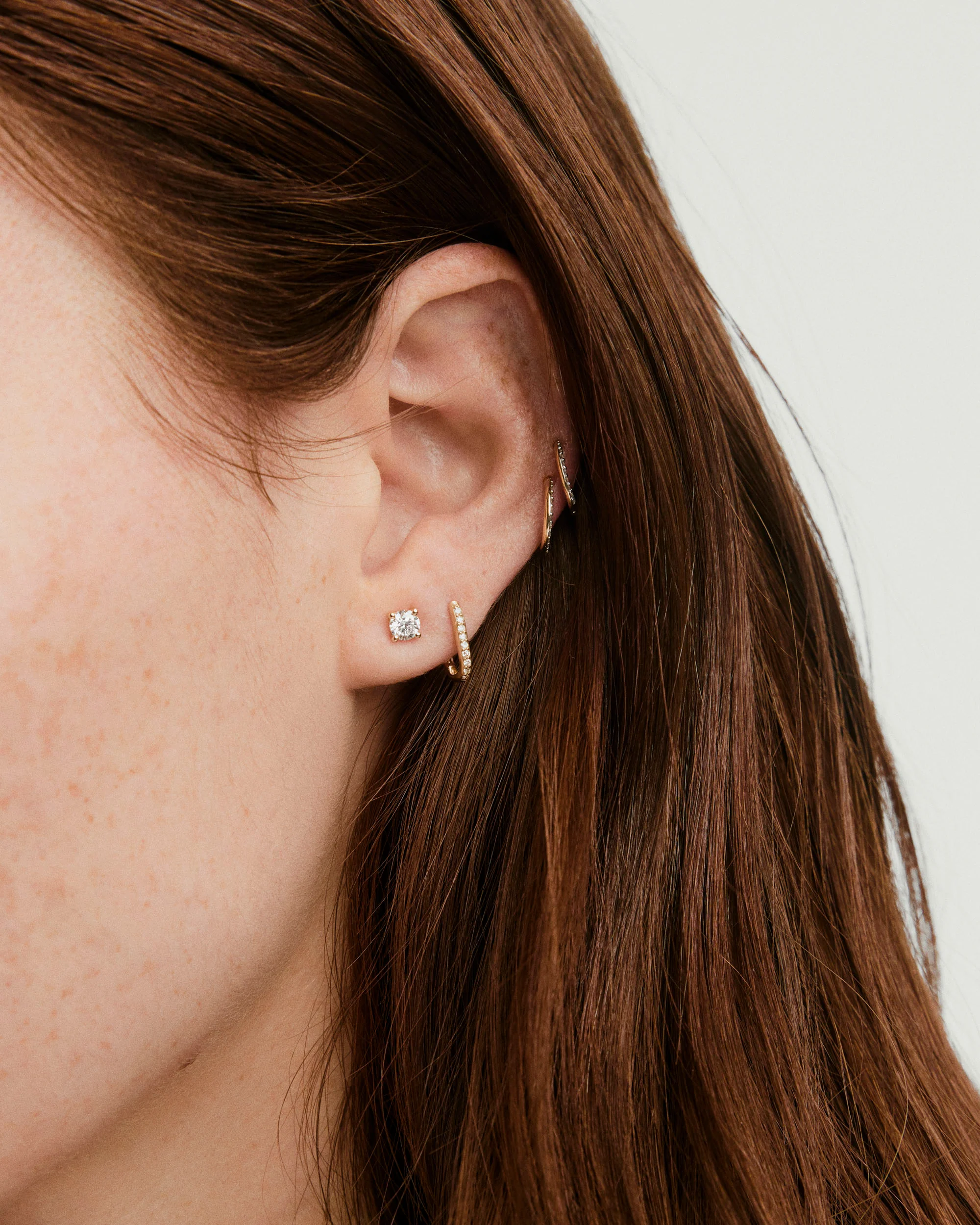 Large Diamond Studs - Image 4
