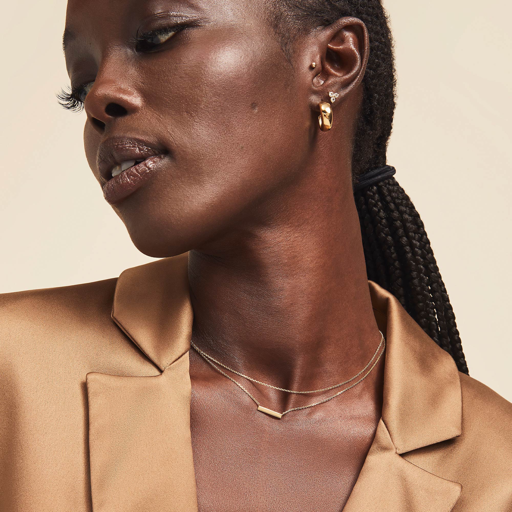 Layered Bar Necklace - Image 7
