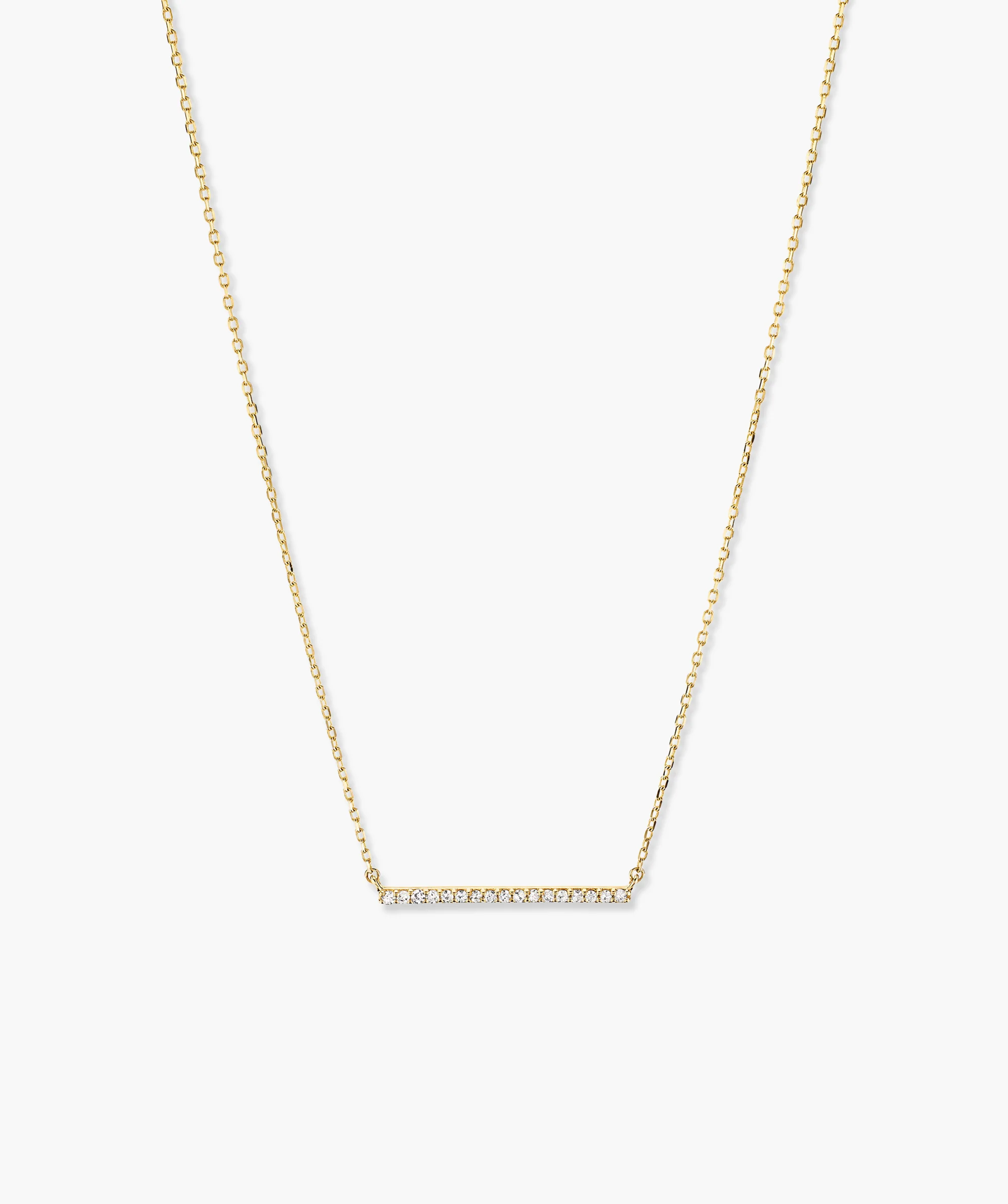 Linear Diamond Necklace