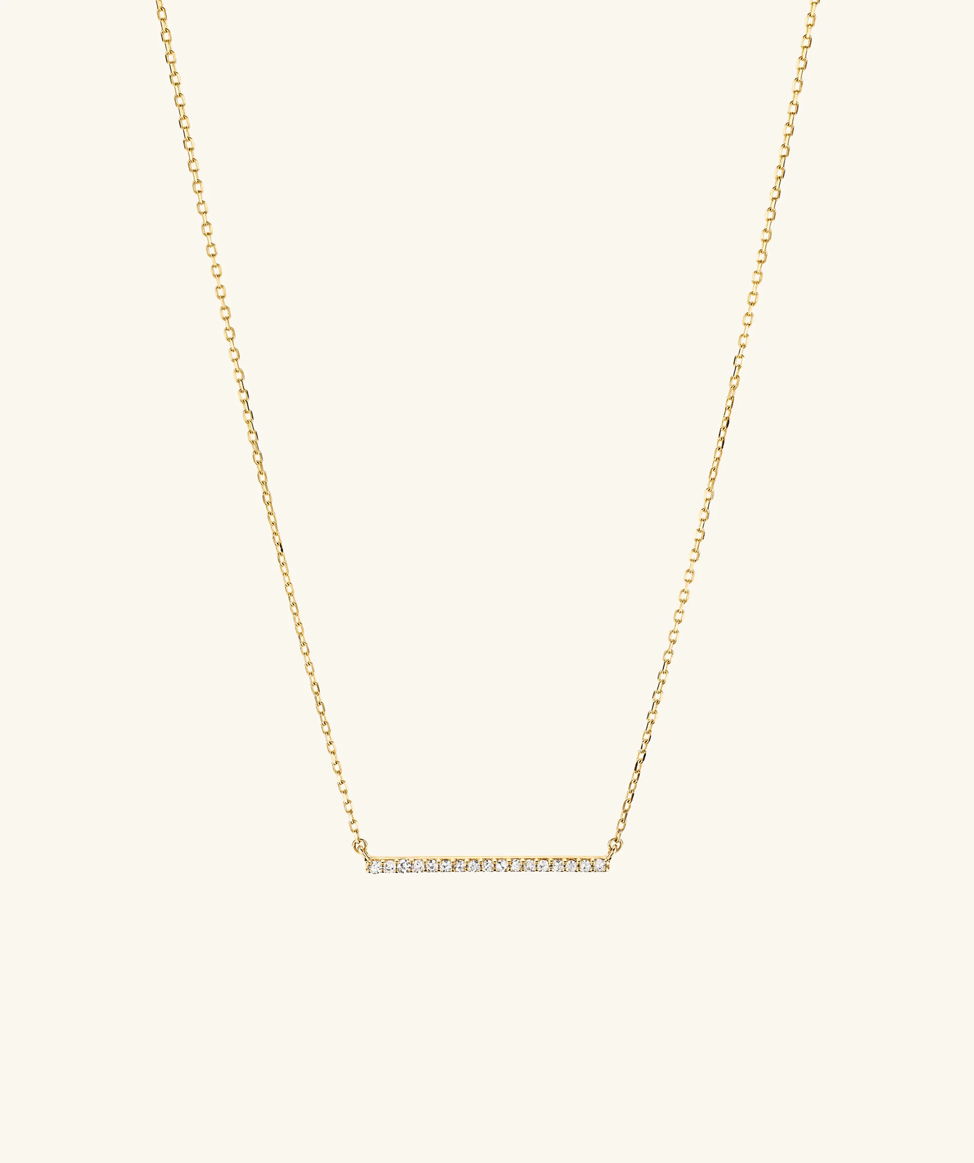 Linear Diamond Necklace - Image 2