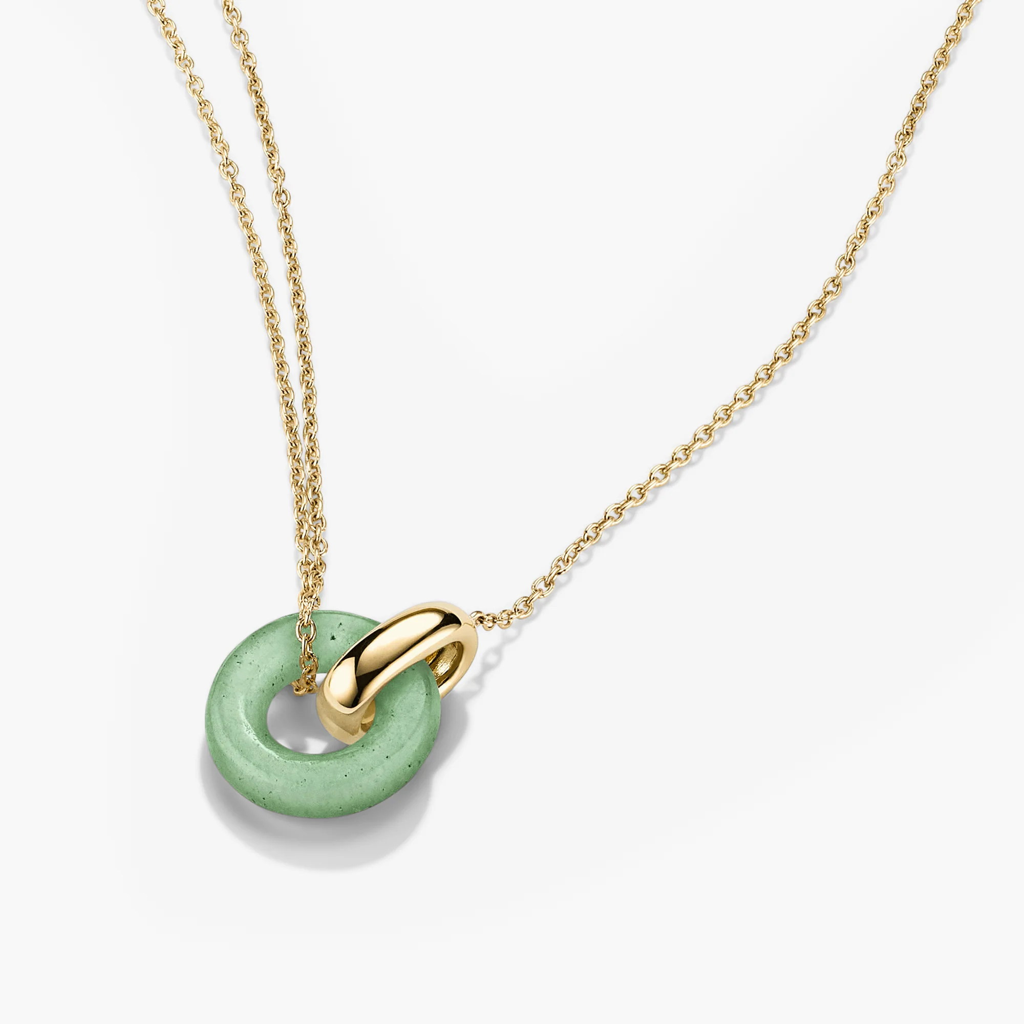 Linked Gemstone Necklace - Image 4