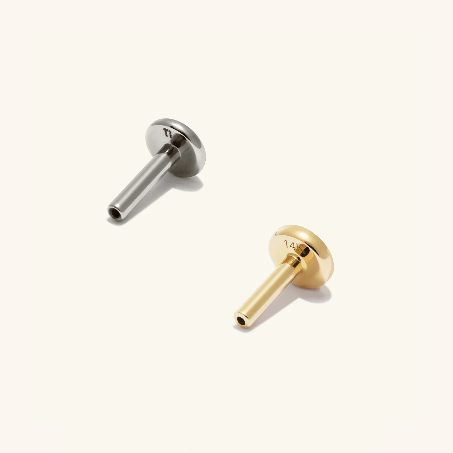 Piercing Studio - Marquise Diamond Bar Flat Back Stud - Image 8