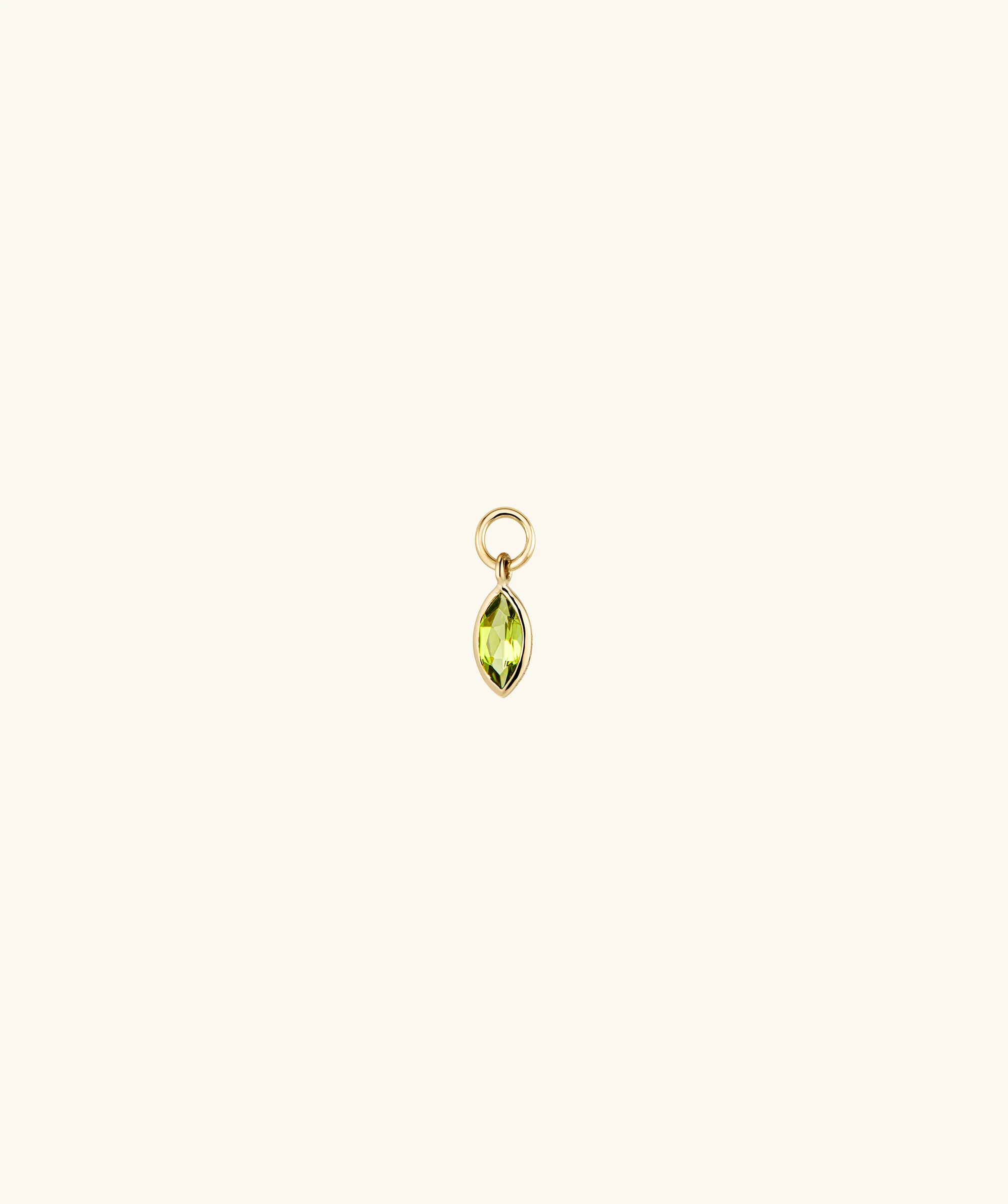 Marquise Gemstone Hoop Charm - Image 18
