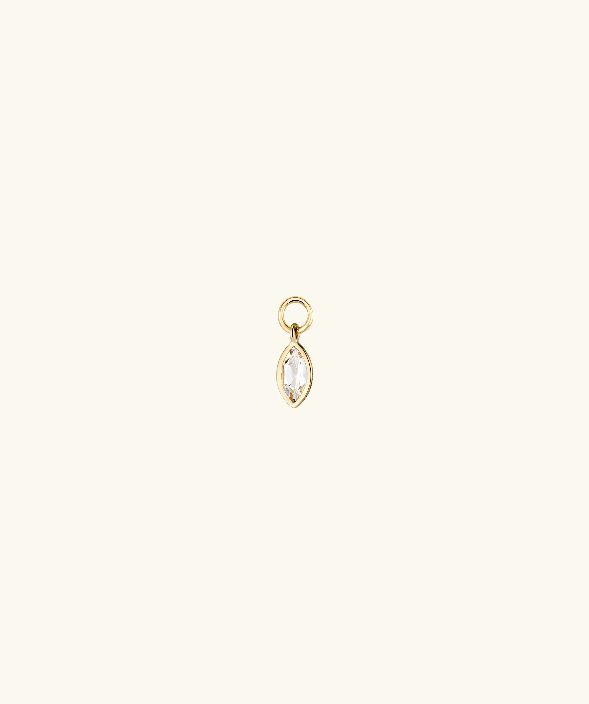 Marquise Gemstone Hoop Charm - Image 20