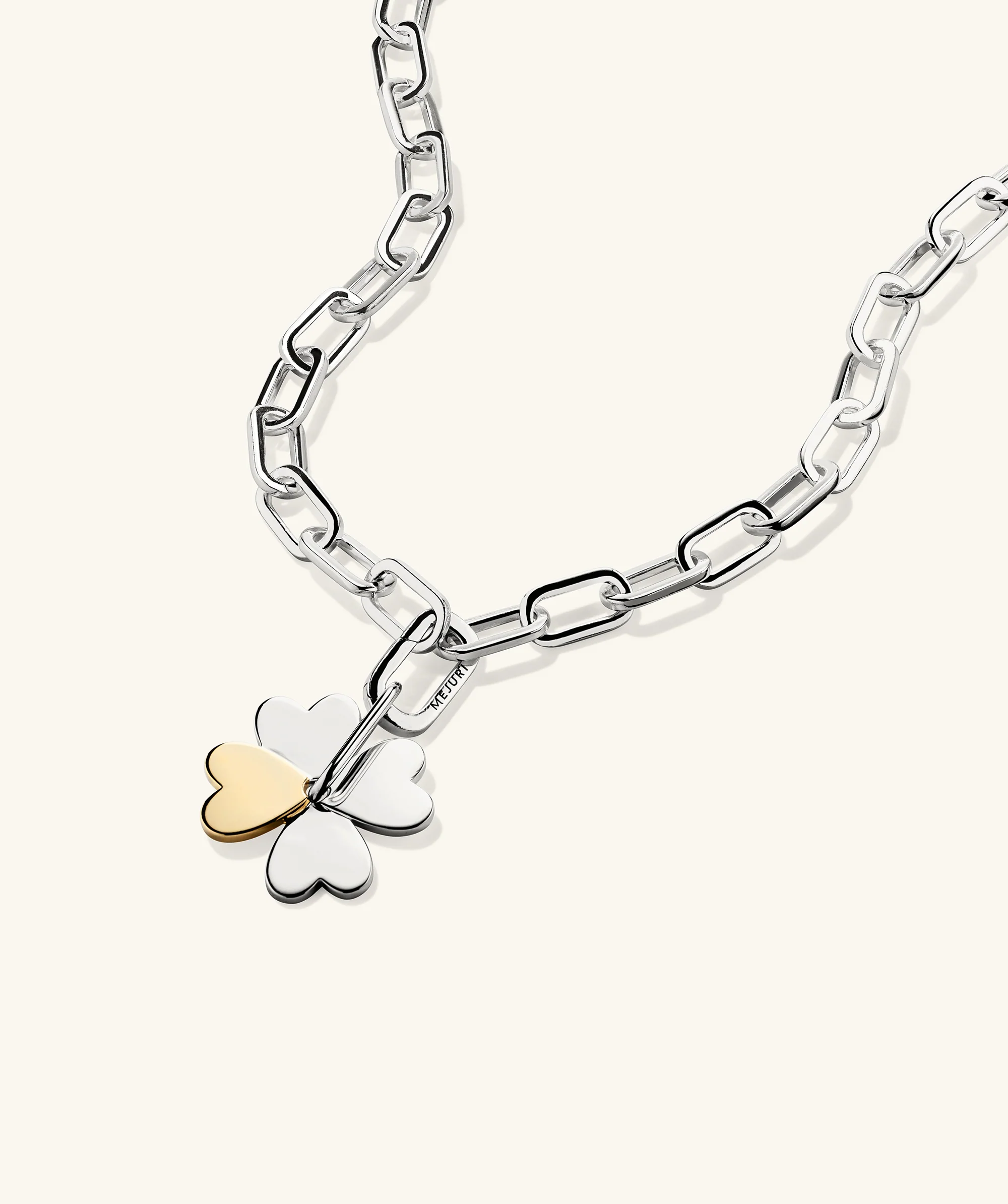Mejuri x GANNI Clover Charm Necklace - Image 4