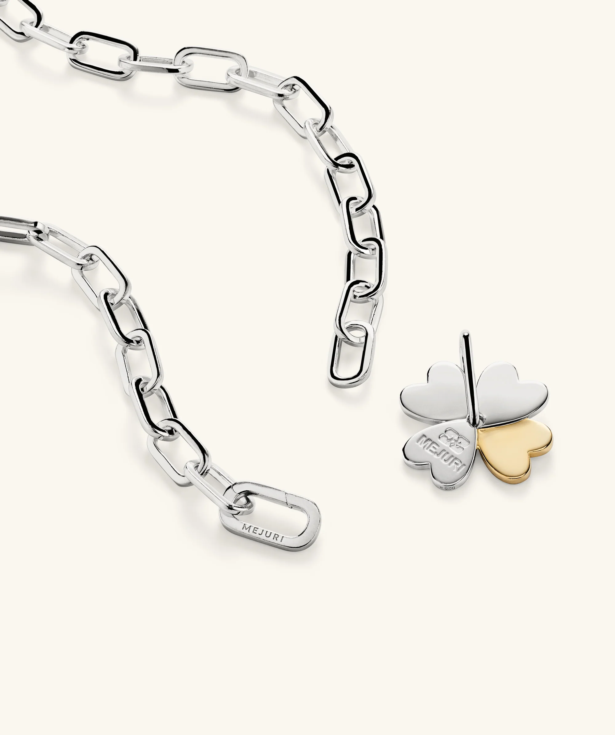 Mejuri x GANNI Clover Charm Necklace - Image 5