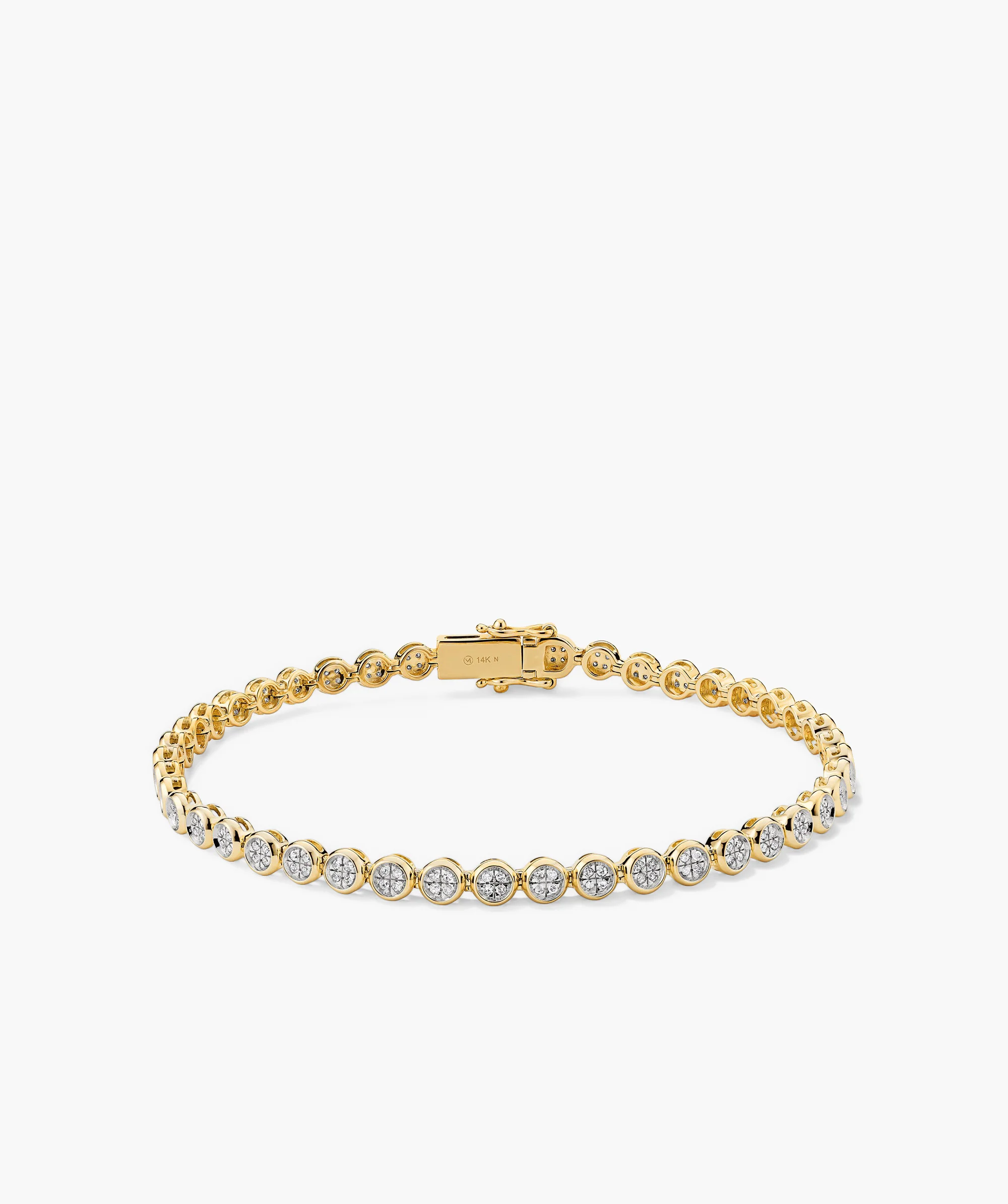 Micro-Pavé Diamond Rivière Bracelet - Image 15