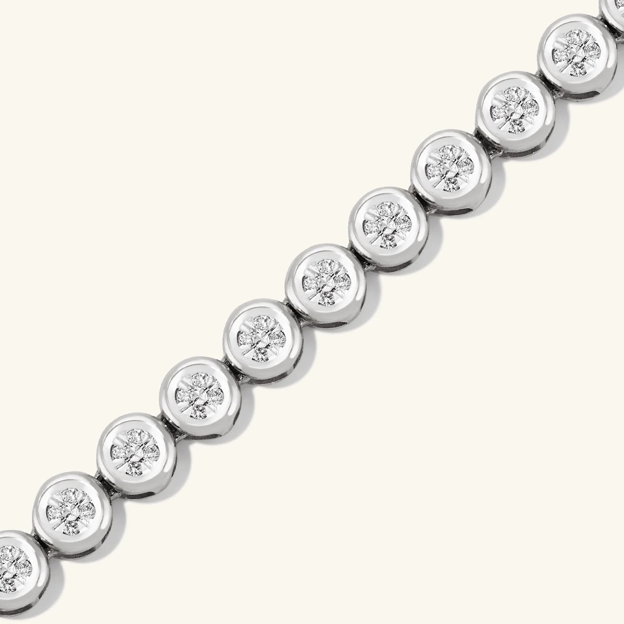 Micro-Pavé Diamond Rivière Bracelet - Image 21