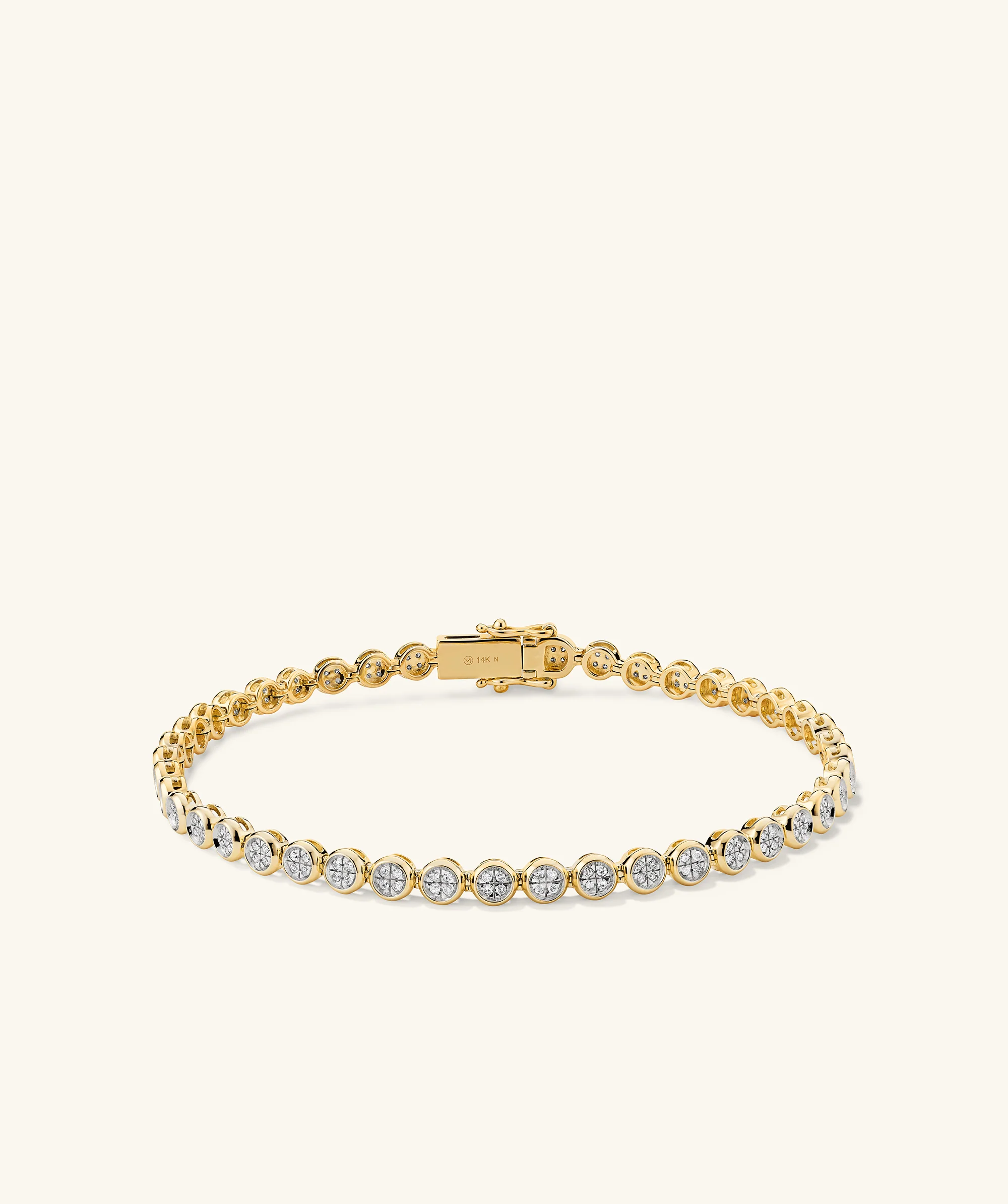 Micro-Pavé Diamond Rivière Bracelet - Image 25