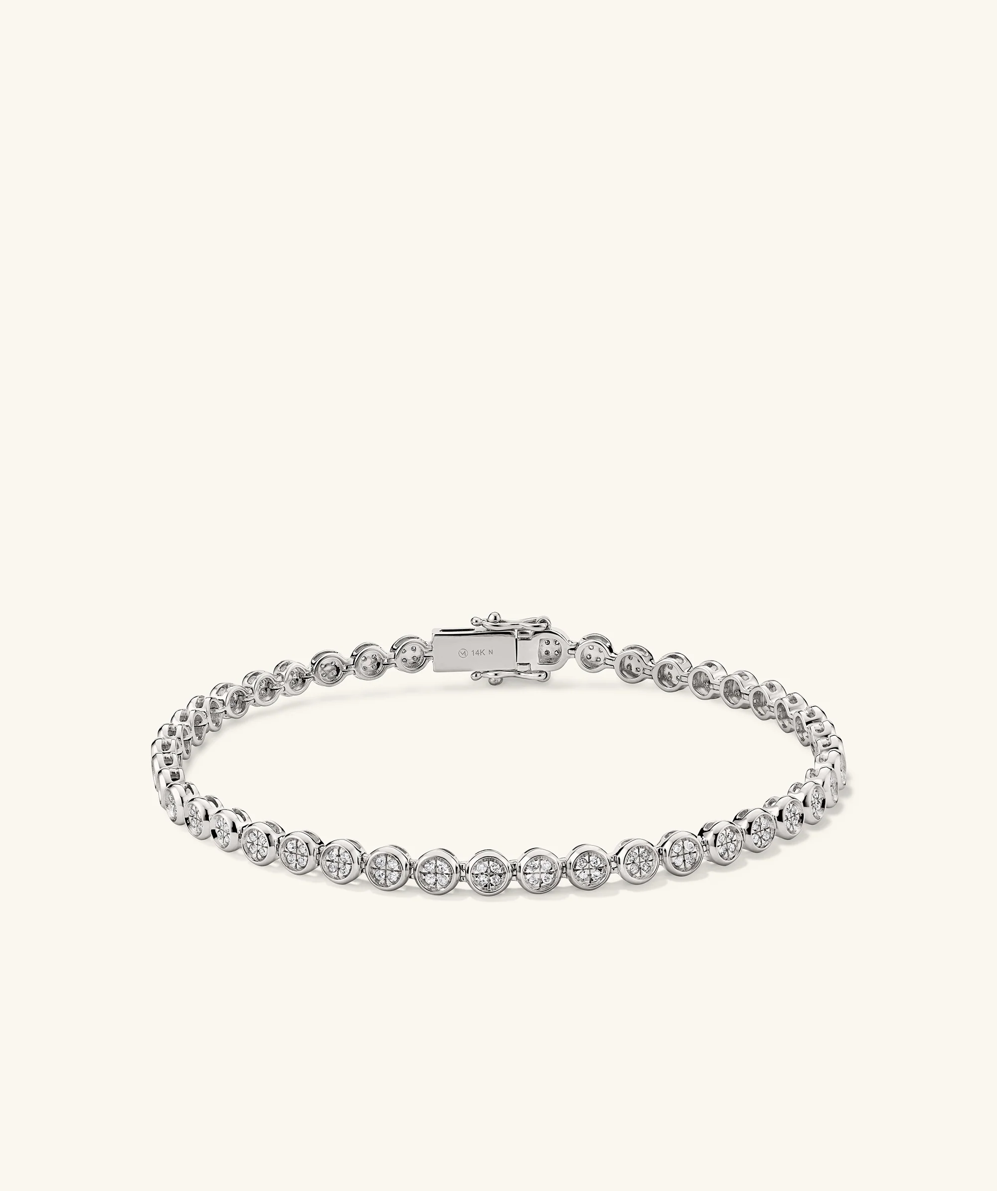 Micro-Pavé Diamond Rivière Bracelet - Image 26