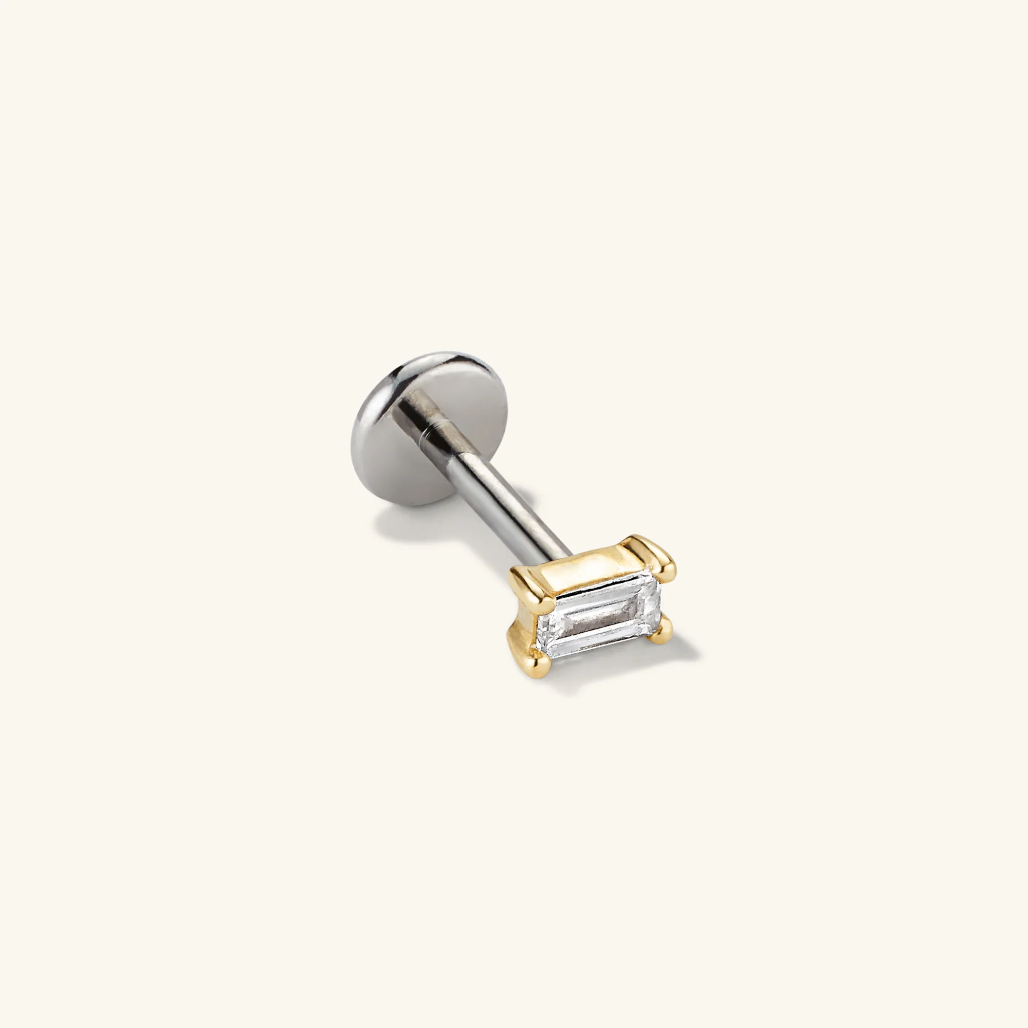 Single Mini Baguette Stud - Image 13