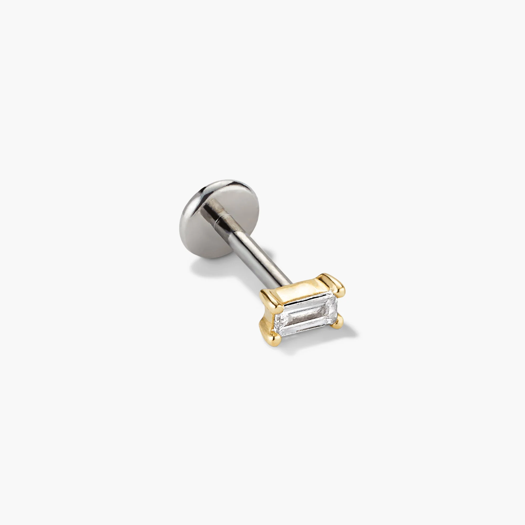 Single Mini Baguette Stud - Image 7