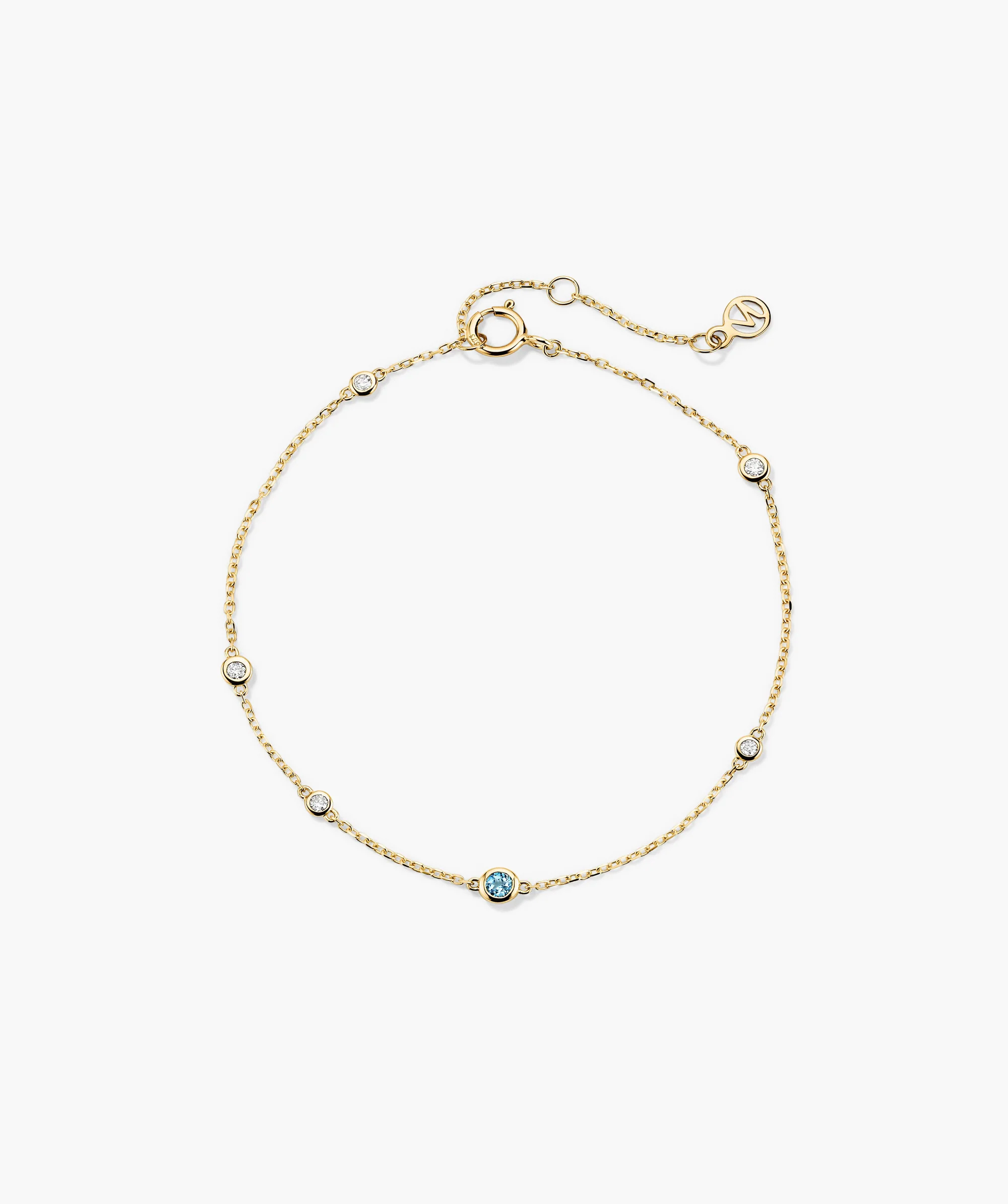 Multi Gemstone Station Bracelet - Image 30