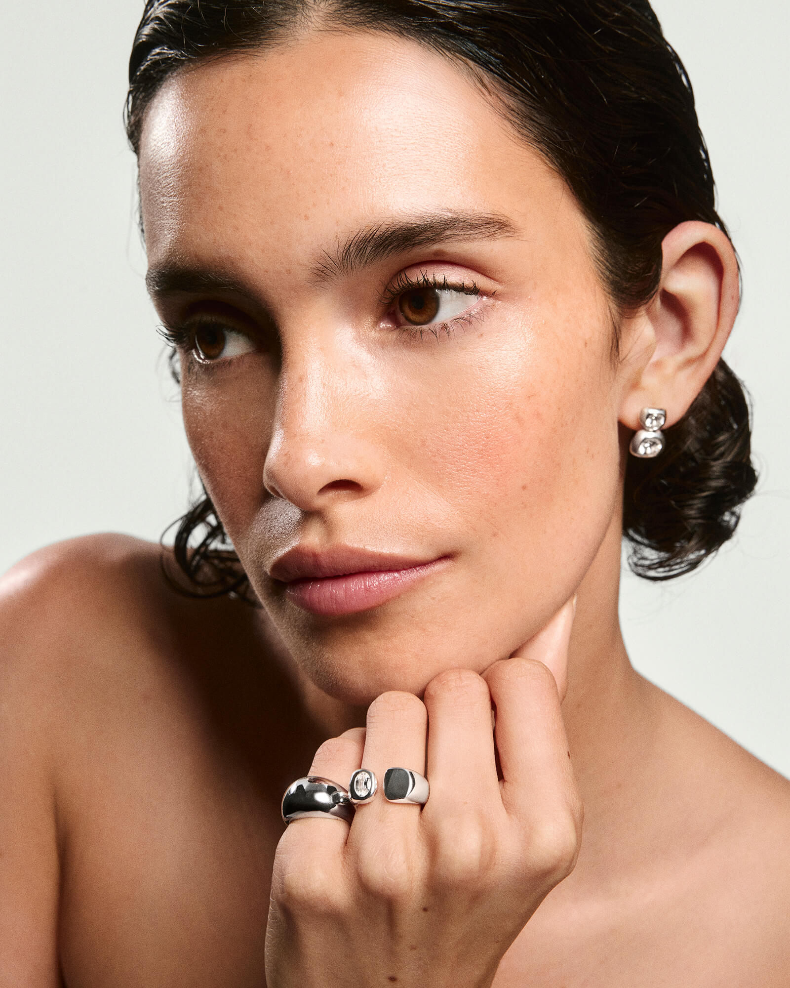 Noa Open Signet Ring - Image 6