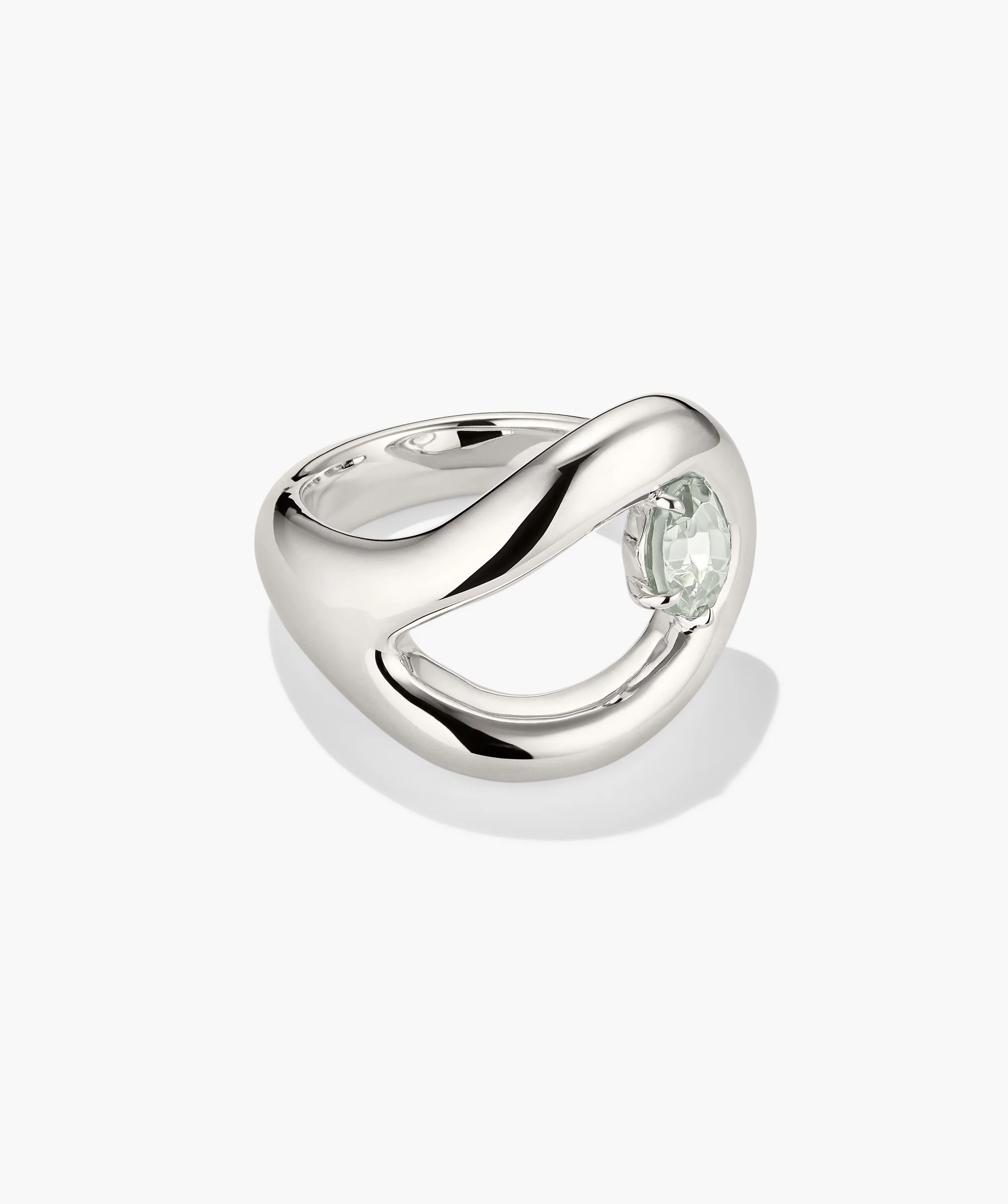 Organic Dôme Curve Gemstone Ring - Image 4