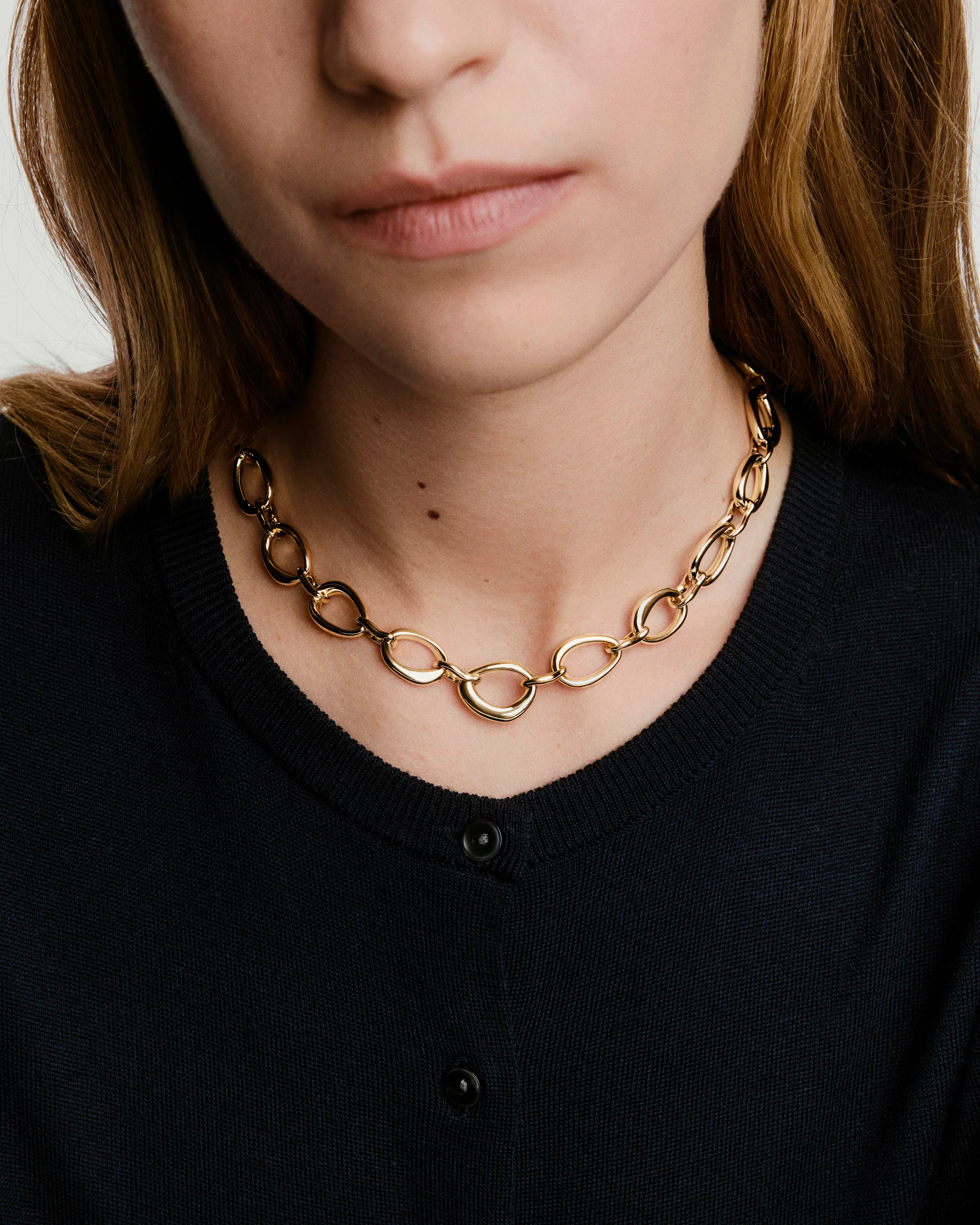 Organic Dôme Ripple Chain Necklace - Image 3