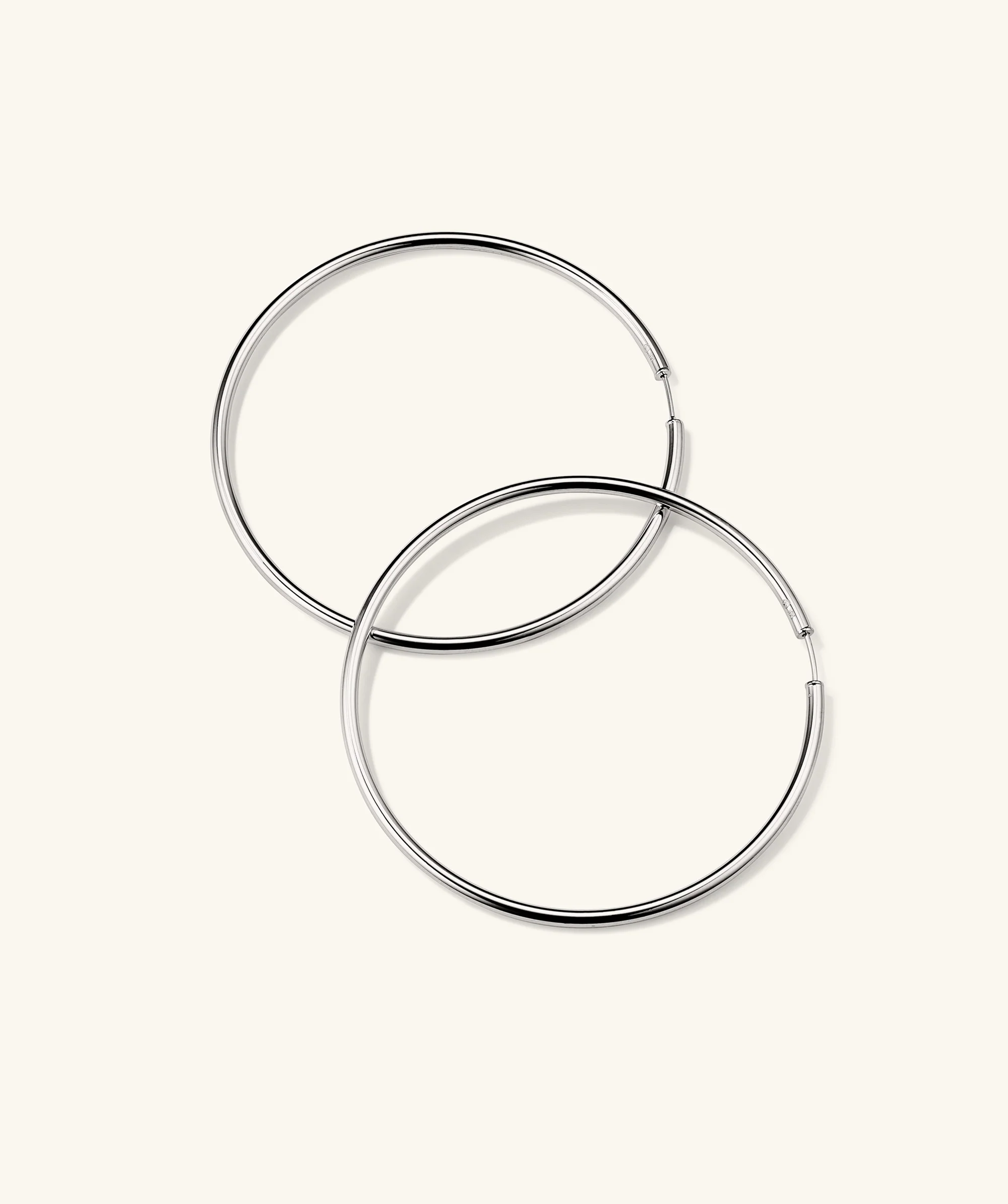 Oversized Thin Hoops - Image 12