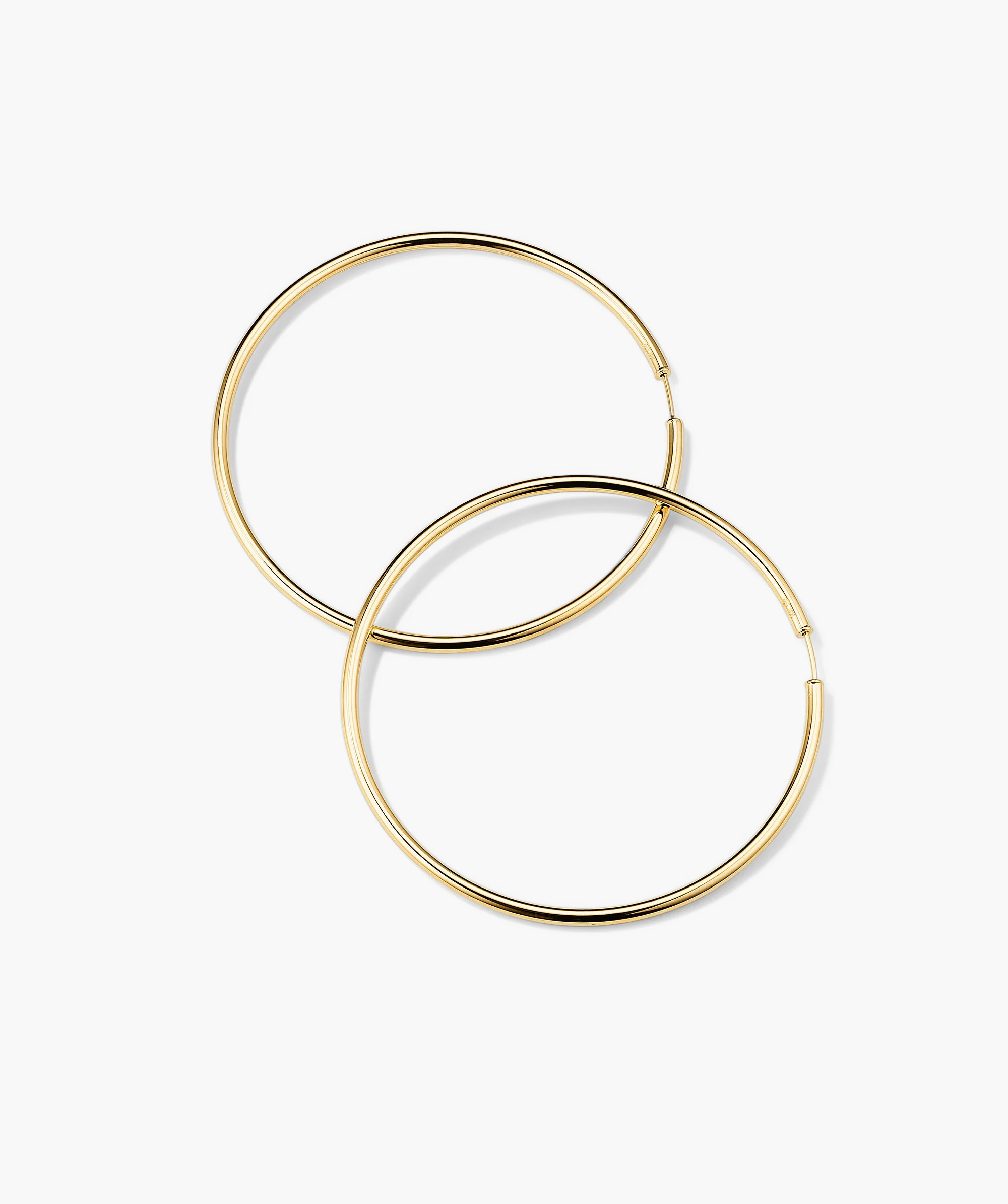 Oversized Thin Hoops - Image 4