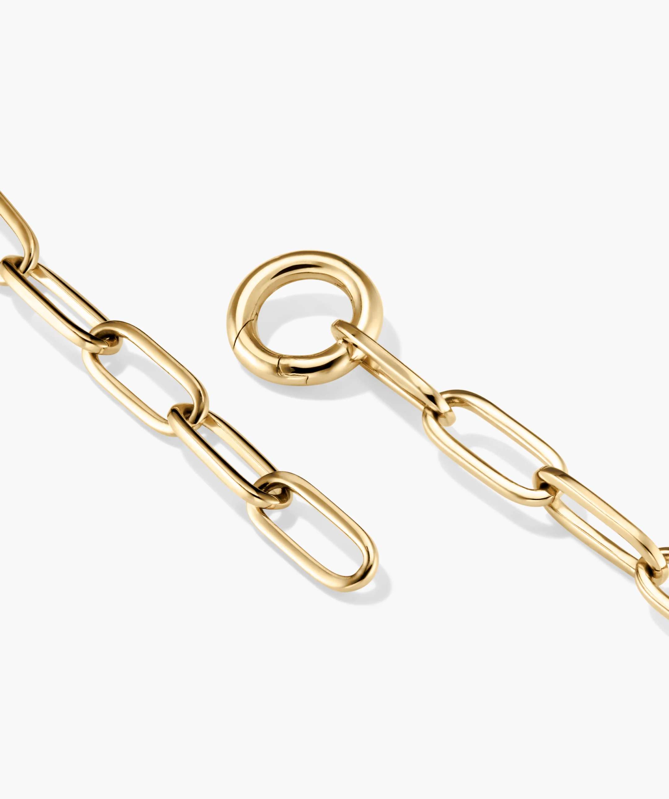 Paperclip Chain Charm Bracelet - Image 5