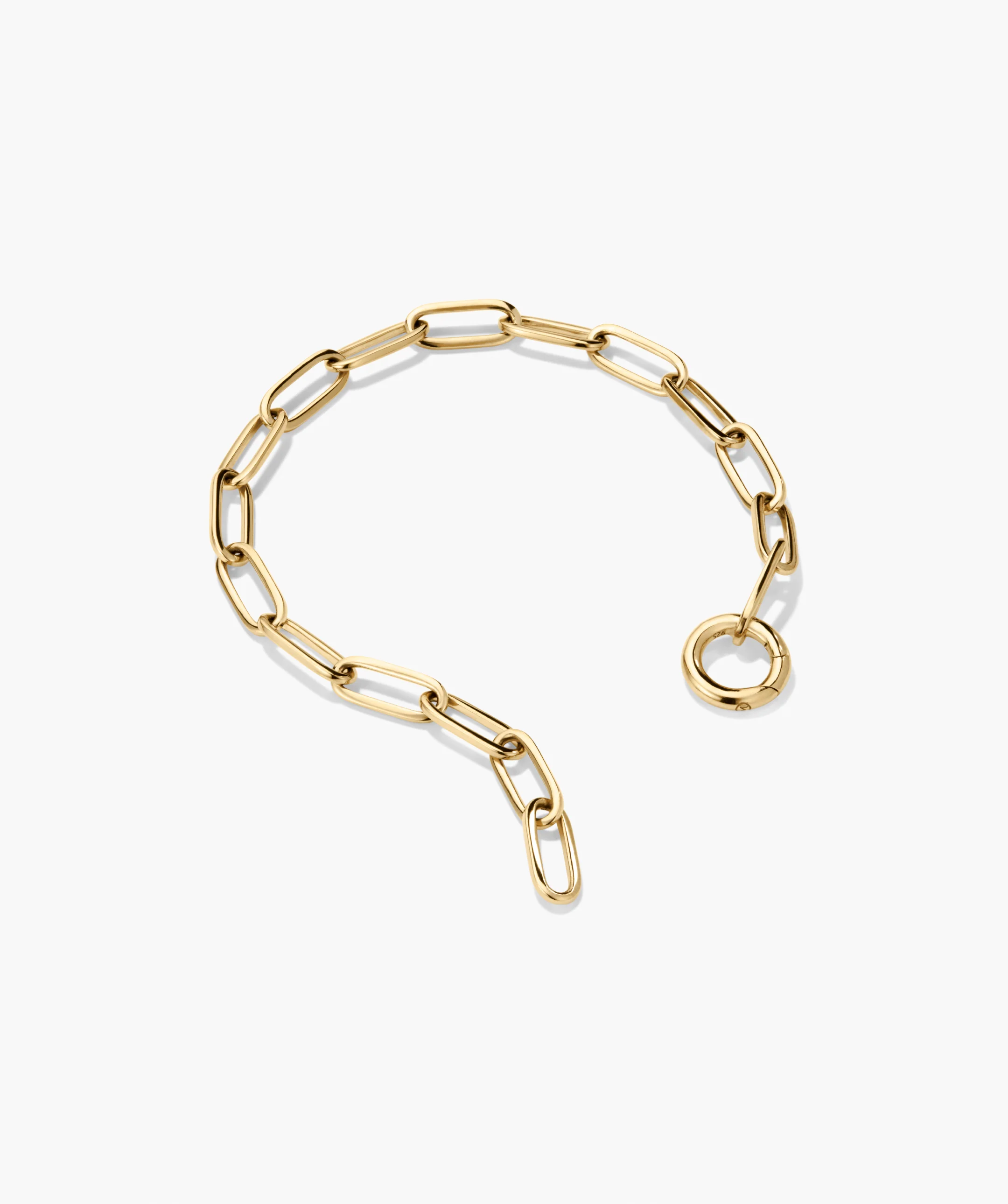 Paperclip Chain Charm Bracelet - Image 7