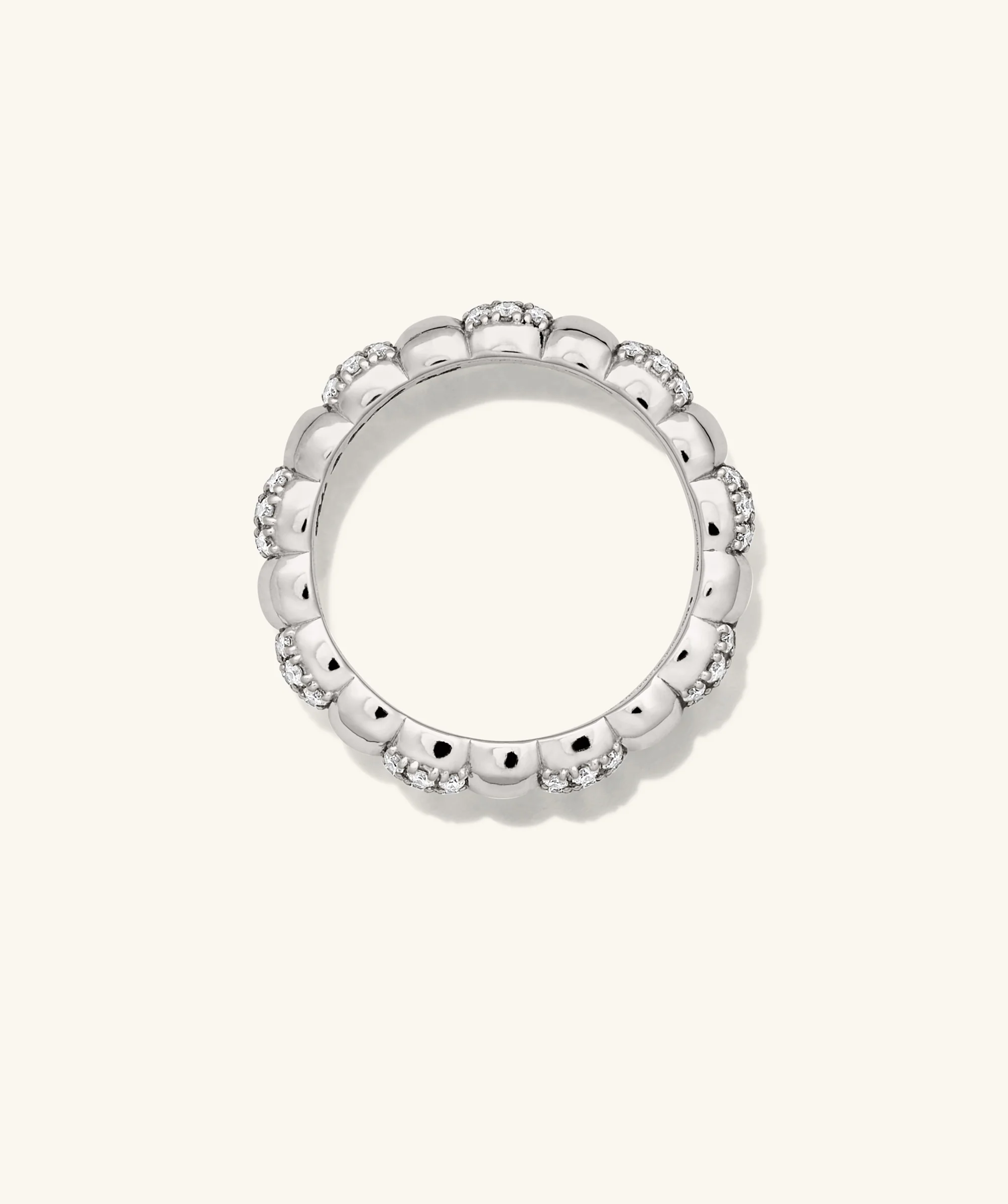 Pavé Diamond Soft Charlotte Ring - Image 15