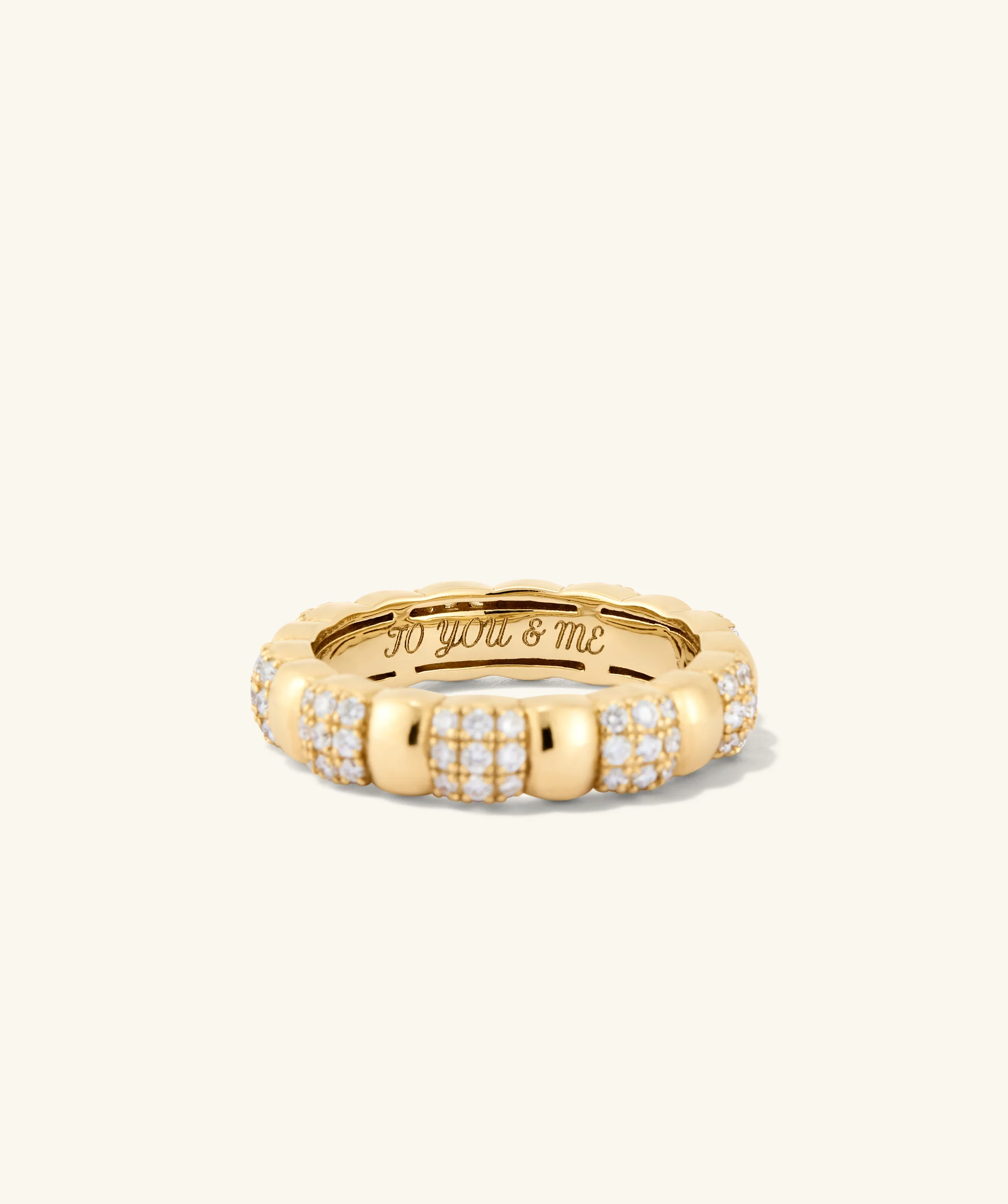 Pavé Diamond Soft Charlotte Ring - Image 7