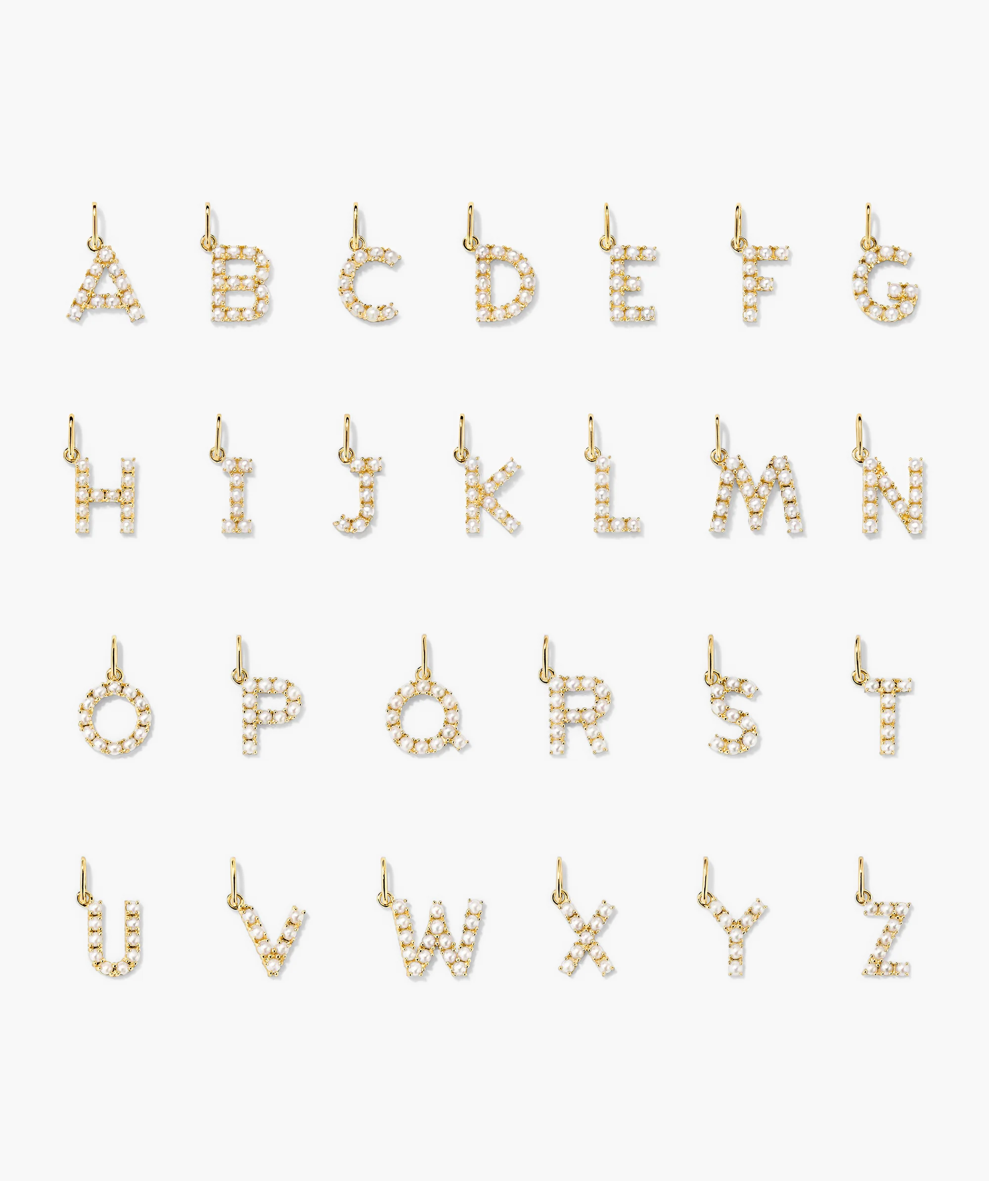 Pearl Letter Charm - Image 6