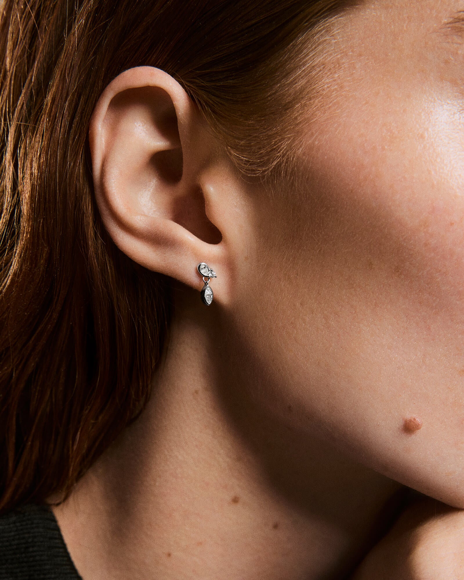 Piercing Studio - Single Lab Grown Diamond Drop Stud - Image 2