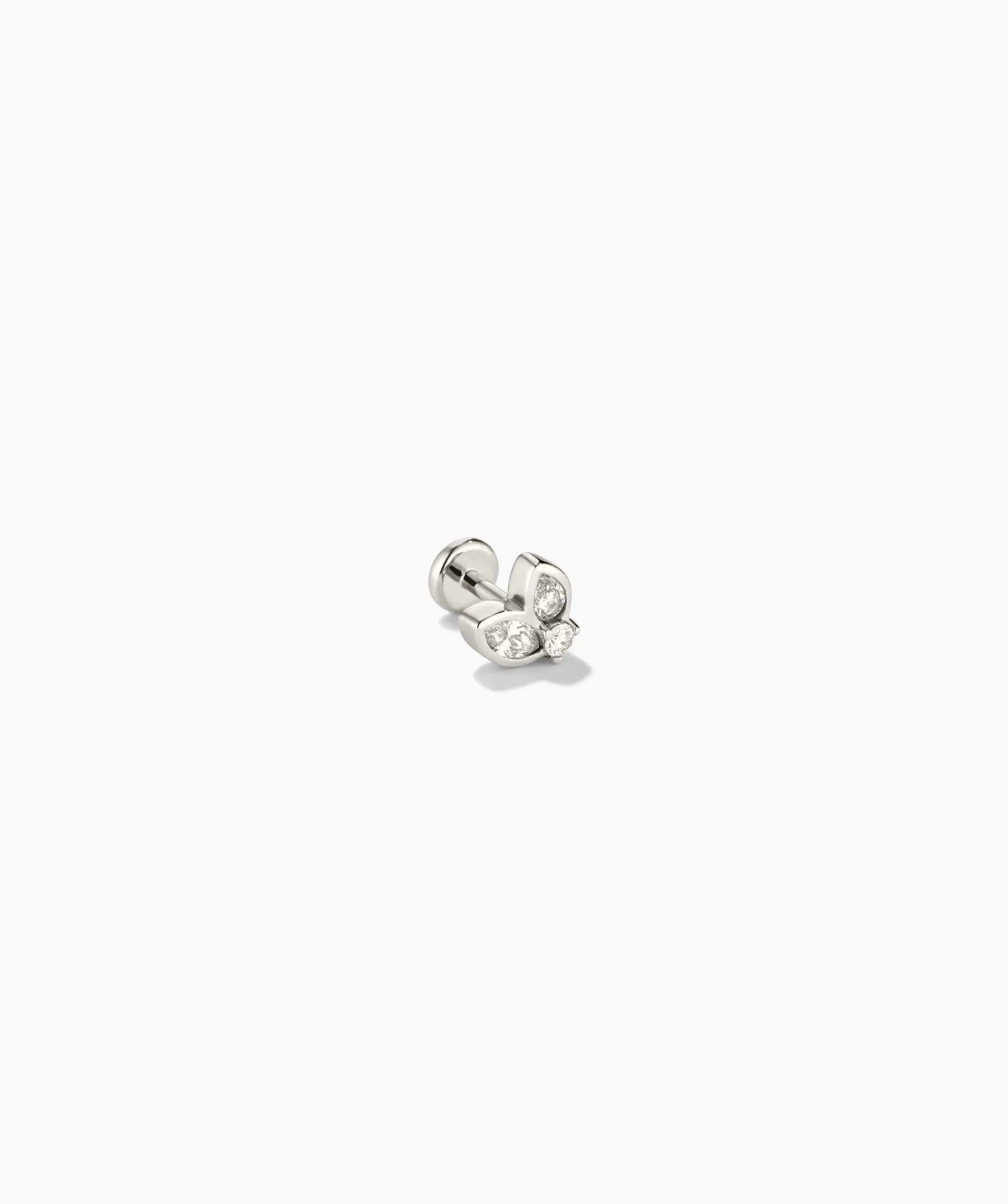 Piercing Studio - Single Lab Grown Diamond Petal Stud - Image 3