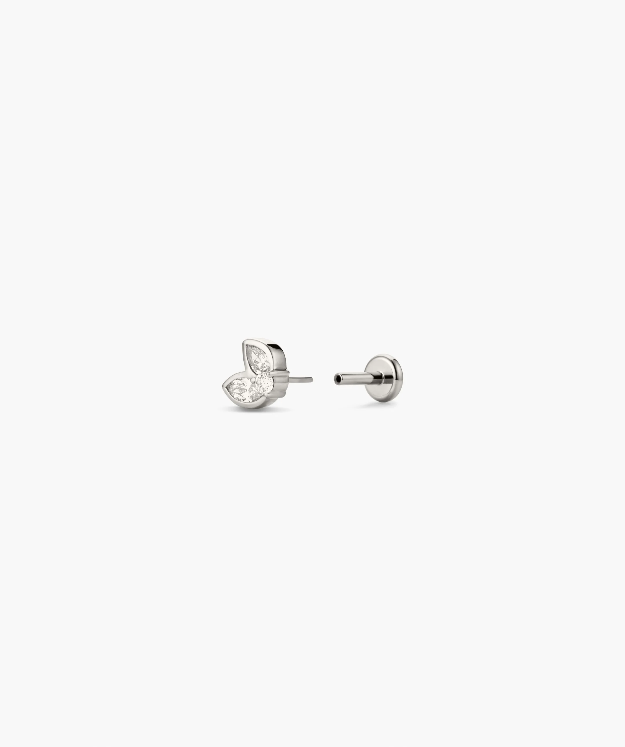 Piercing Studio - Single Lab Grown Diamond Petal Stud - Image 5
