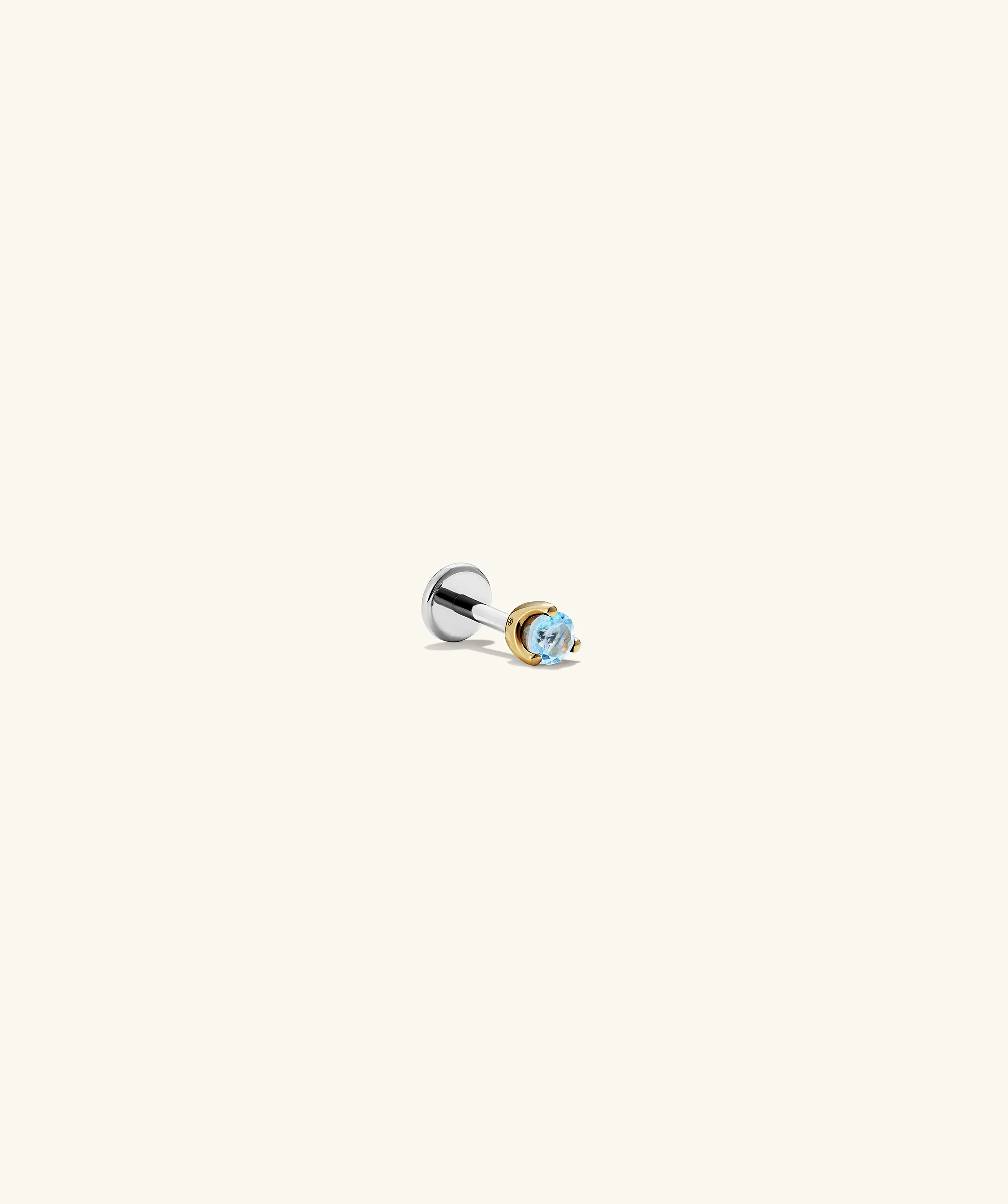 Piercing Studio - Single Gemstone Mini Flat Back Stud - Image 77