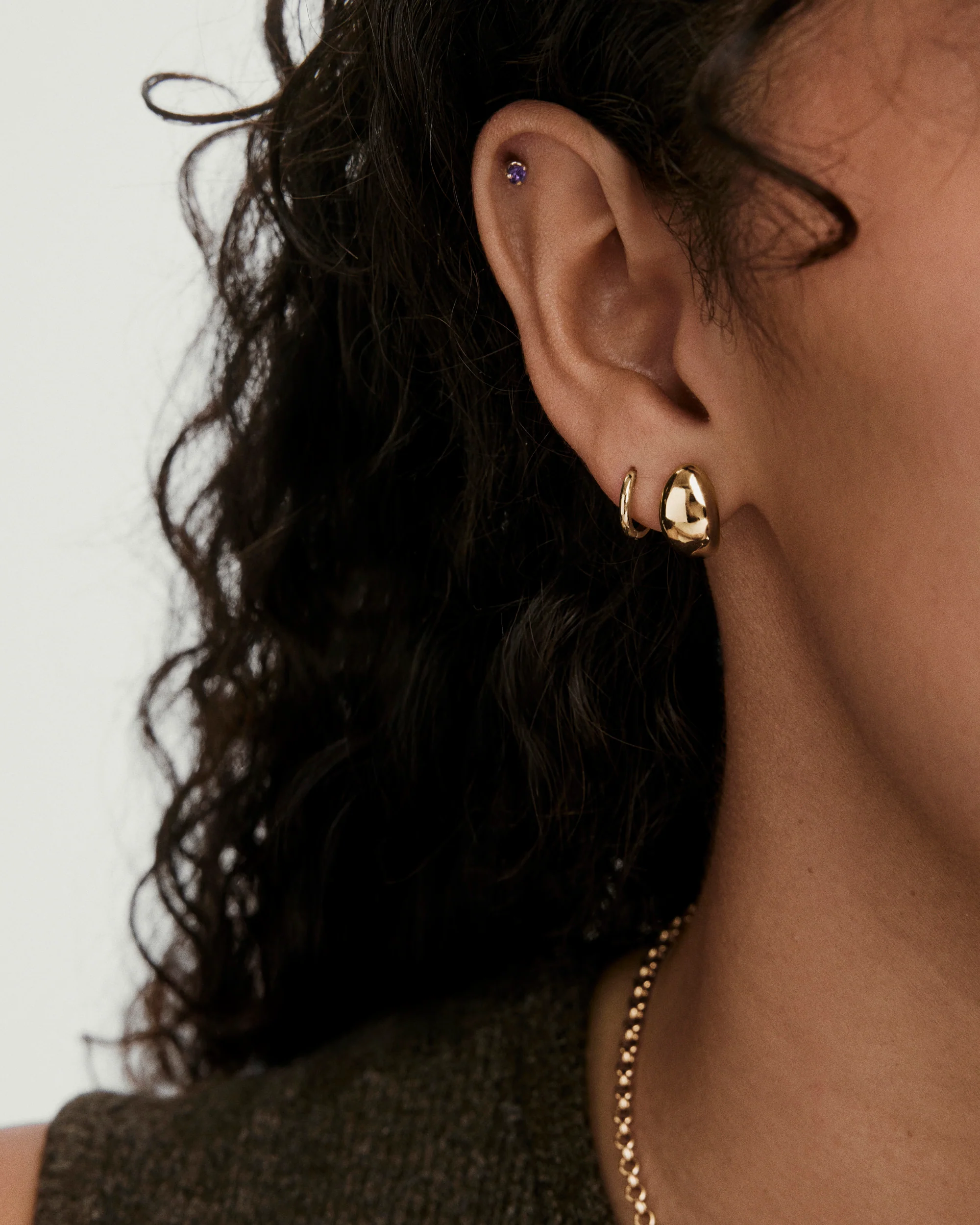 Piercing Studio - Single Gemstone Mini Flat Back Stud - Image 79