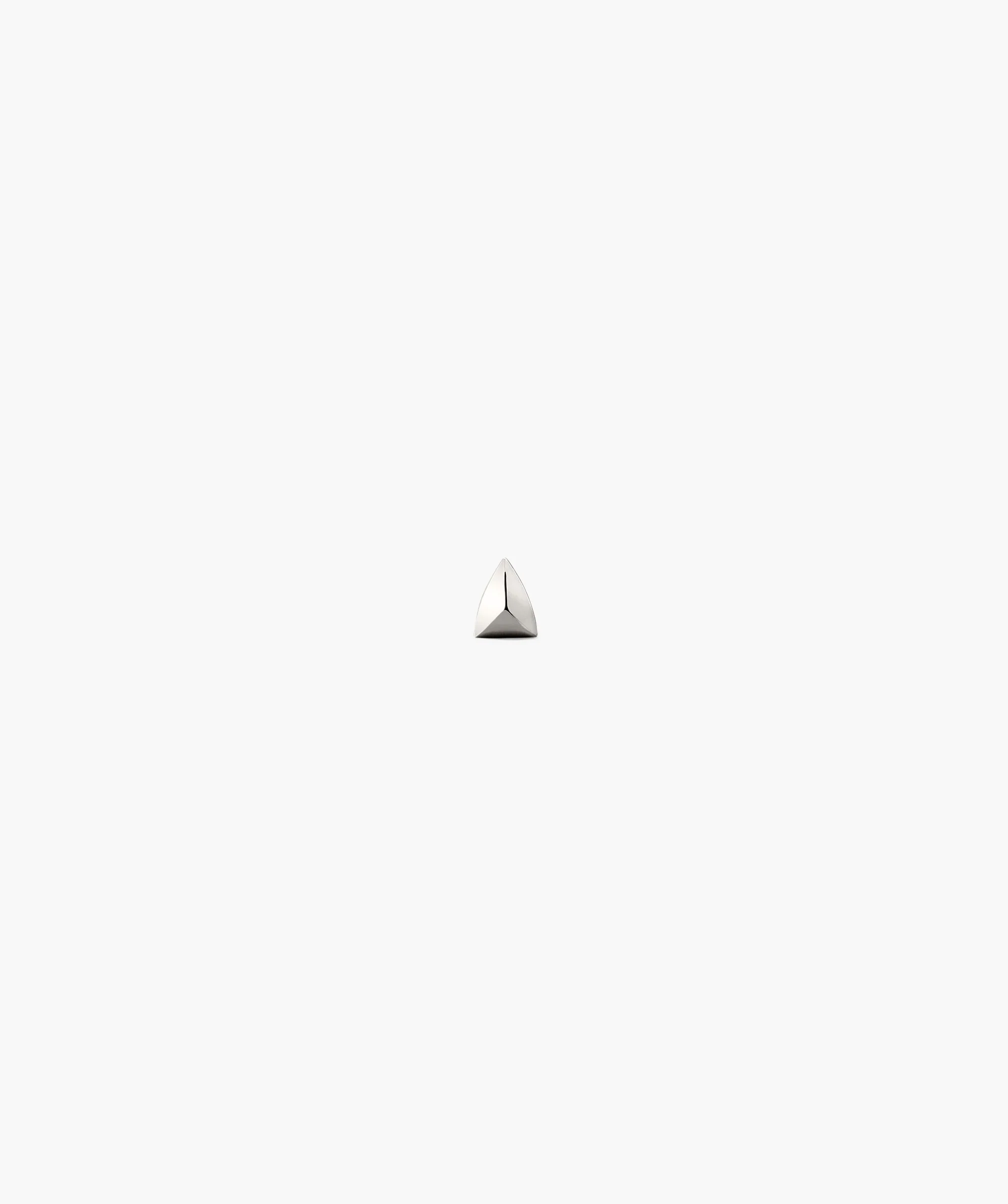 Piercing Studio - Single Puffy Pyramid Flat Back Stud - Image 4