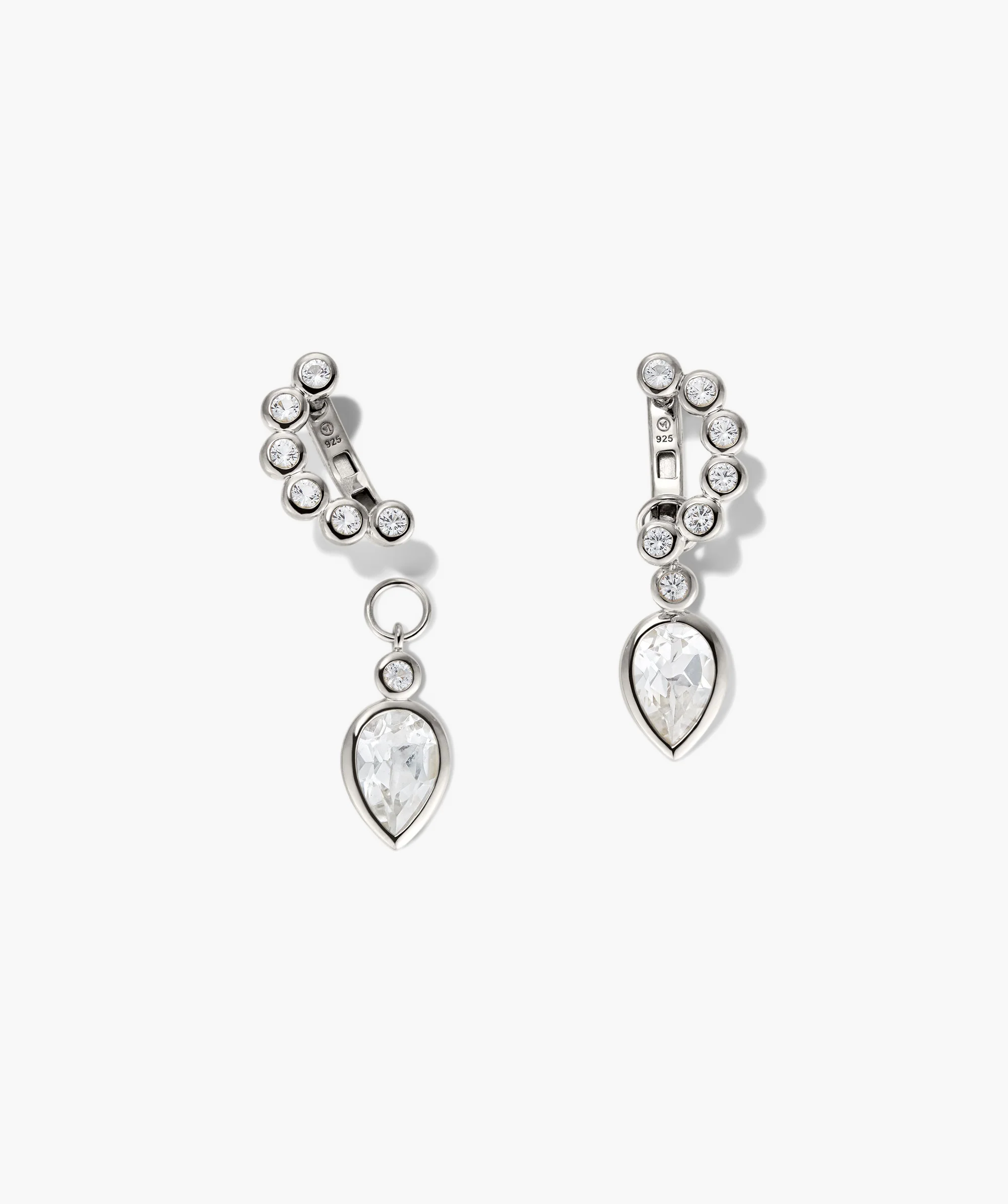 Remy Gemstone Charm Hoops - Image 10