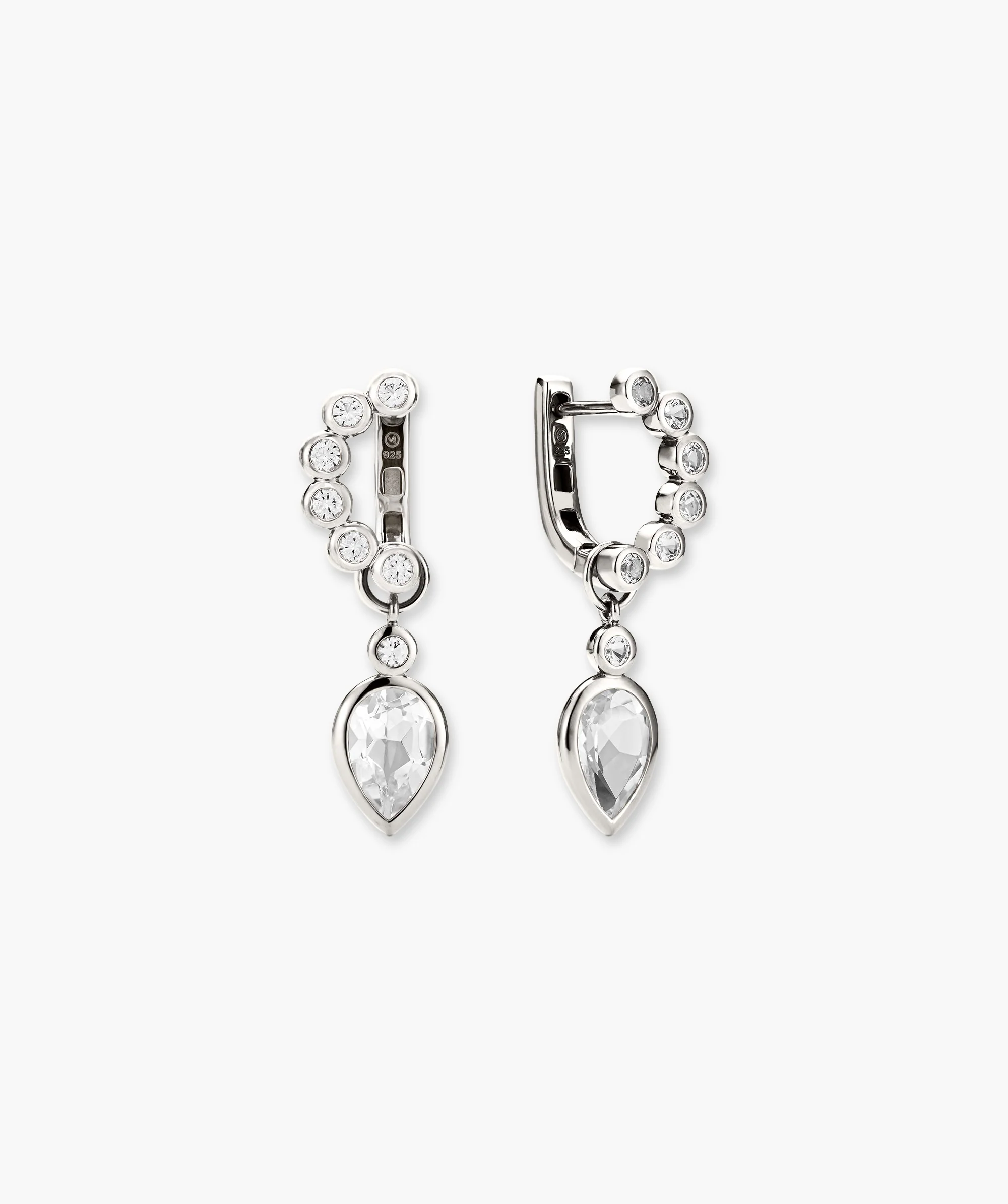 Remy Gemstone Charm Hoops - Image 9