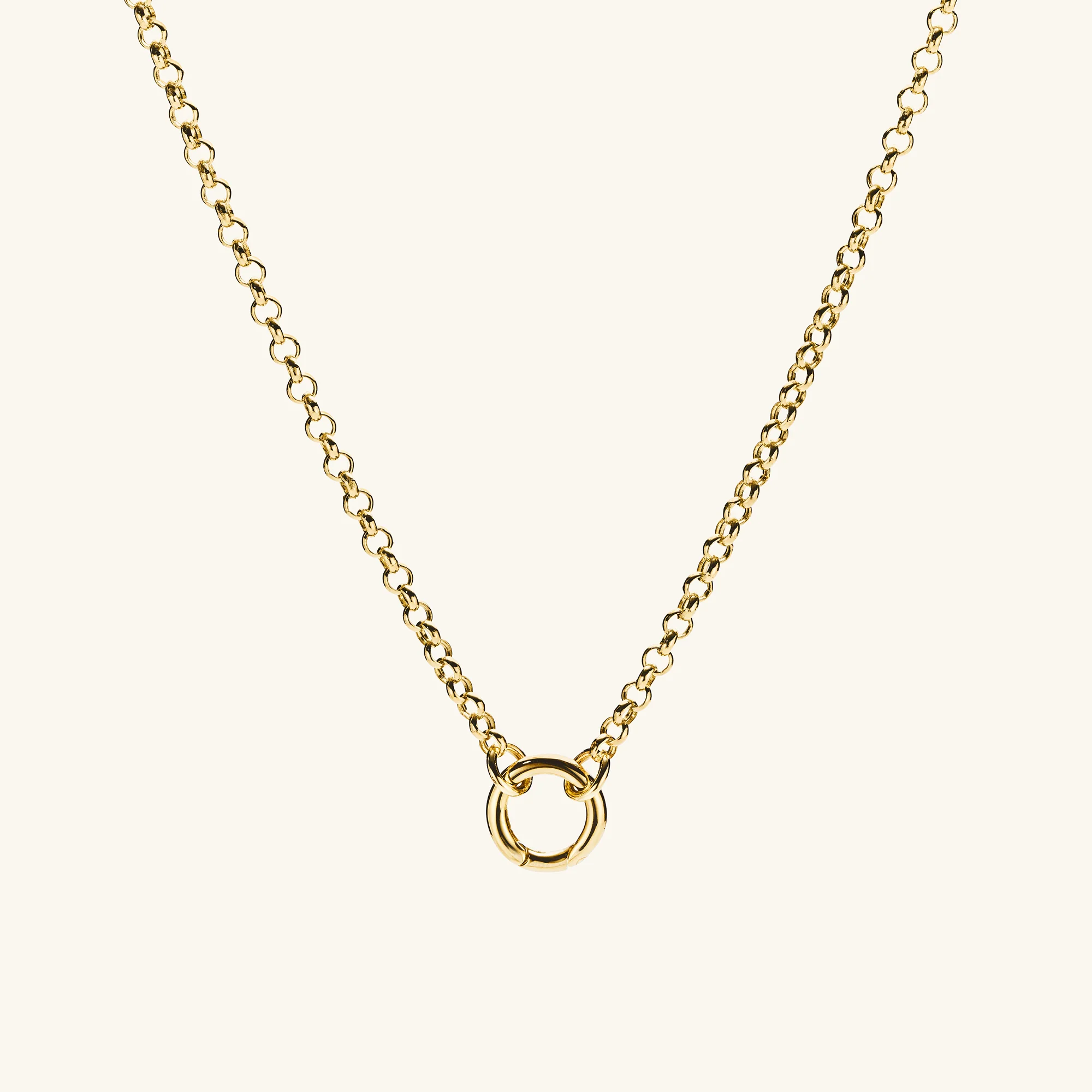 Rolo Chain Charm Necklace - Image 2