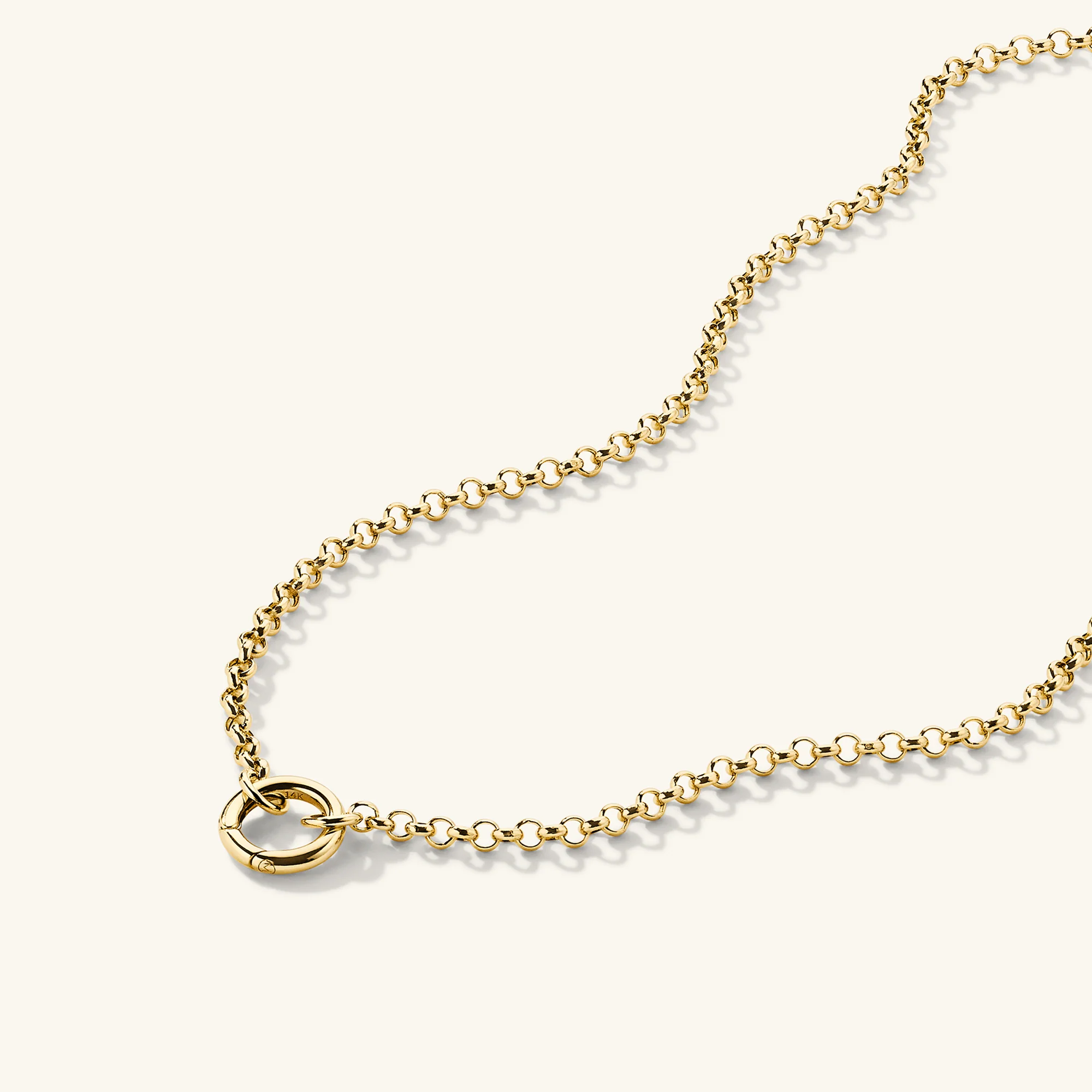 Rolo Chain Charm Necklace - Image 7