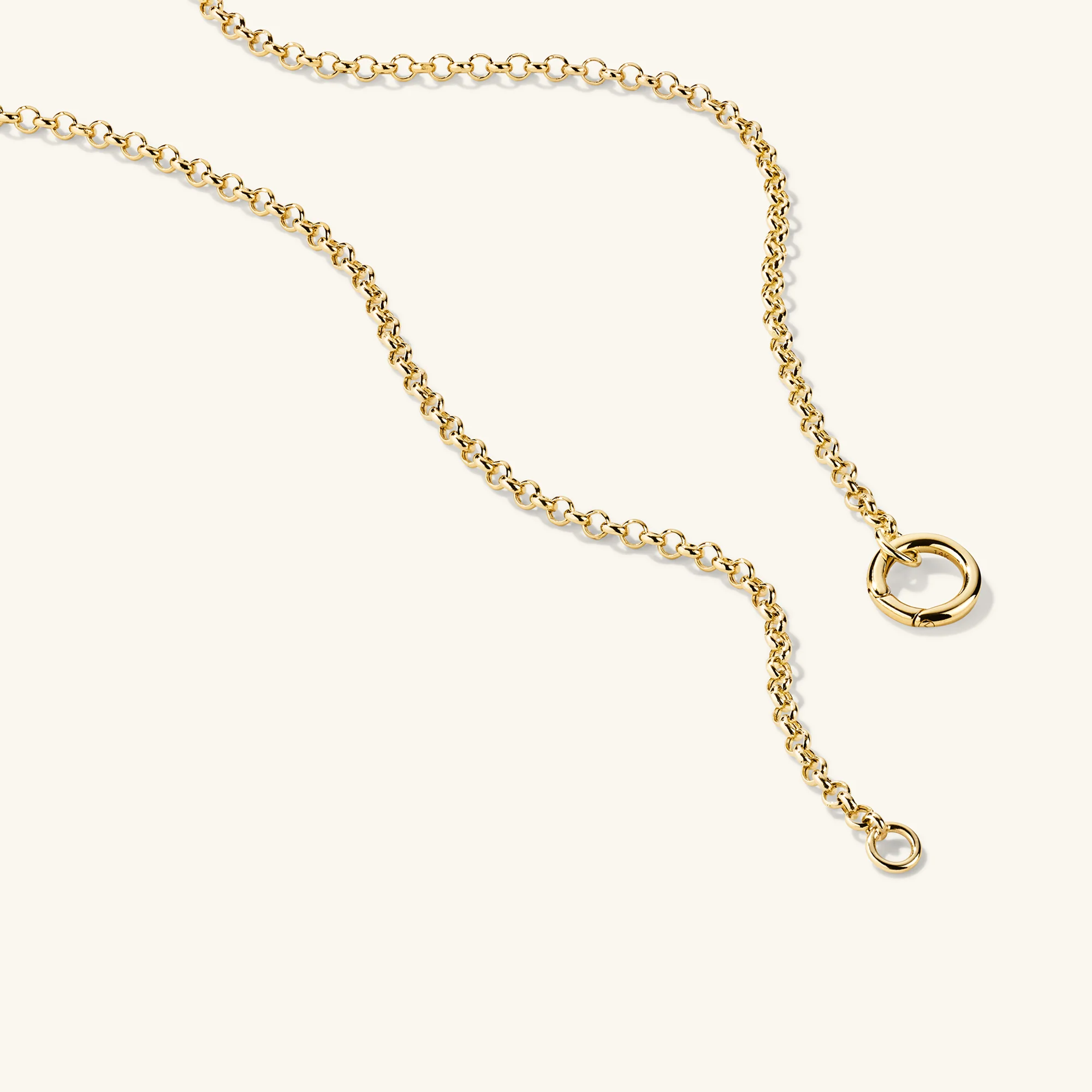 Rolo Chain Charm Necklace - Image 8