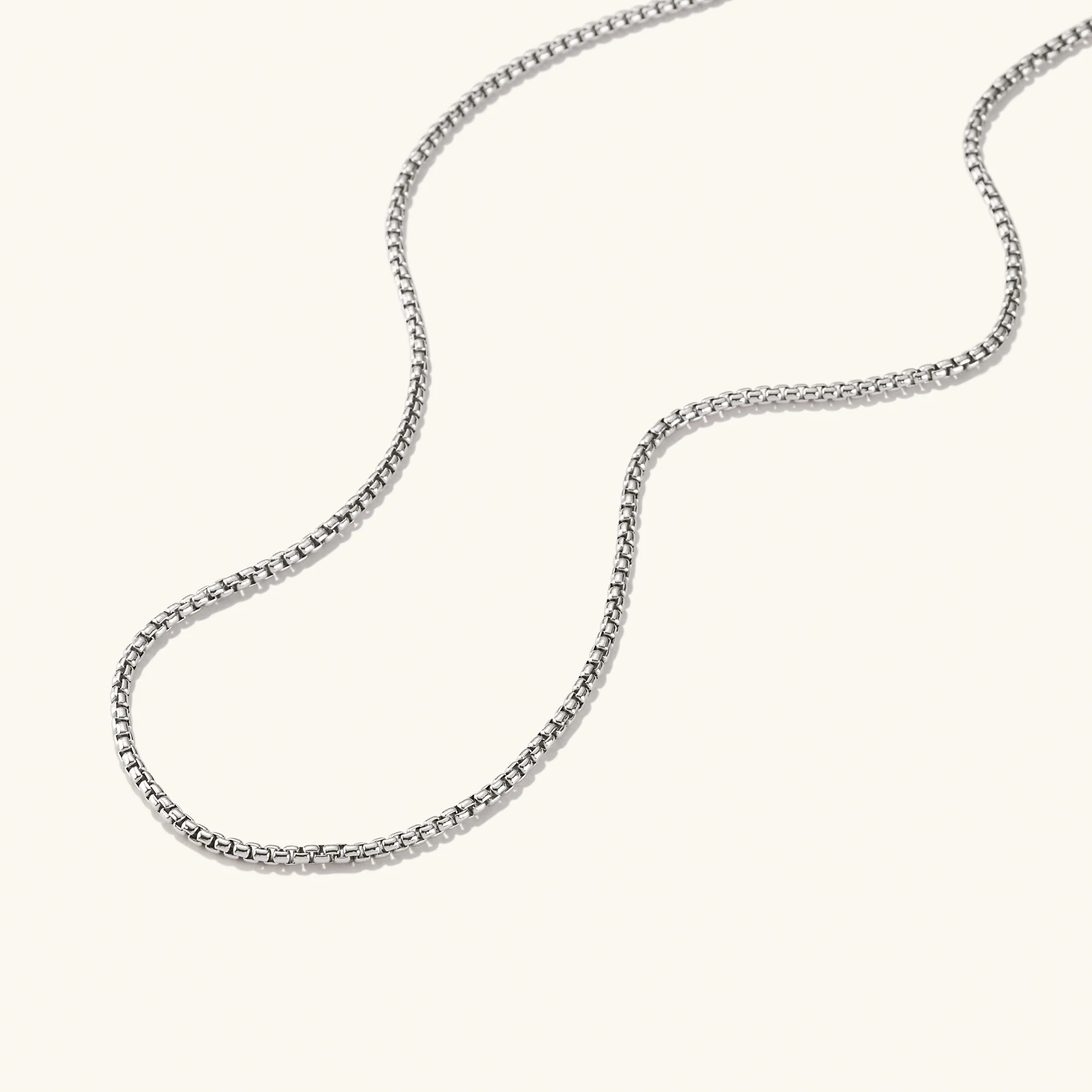 Round Box Chain Necklace - Image 13