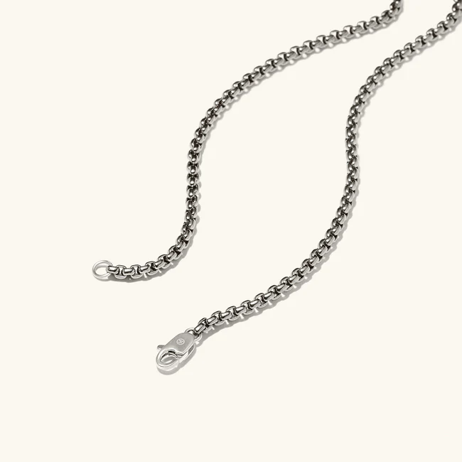 Round Box Chain Necklace - Image 23