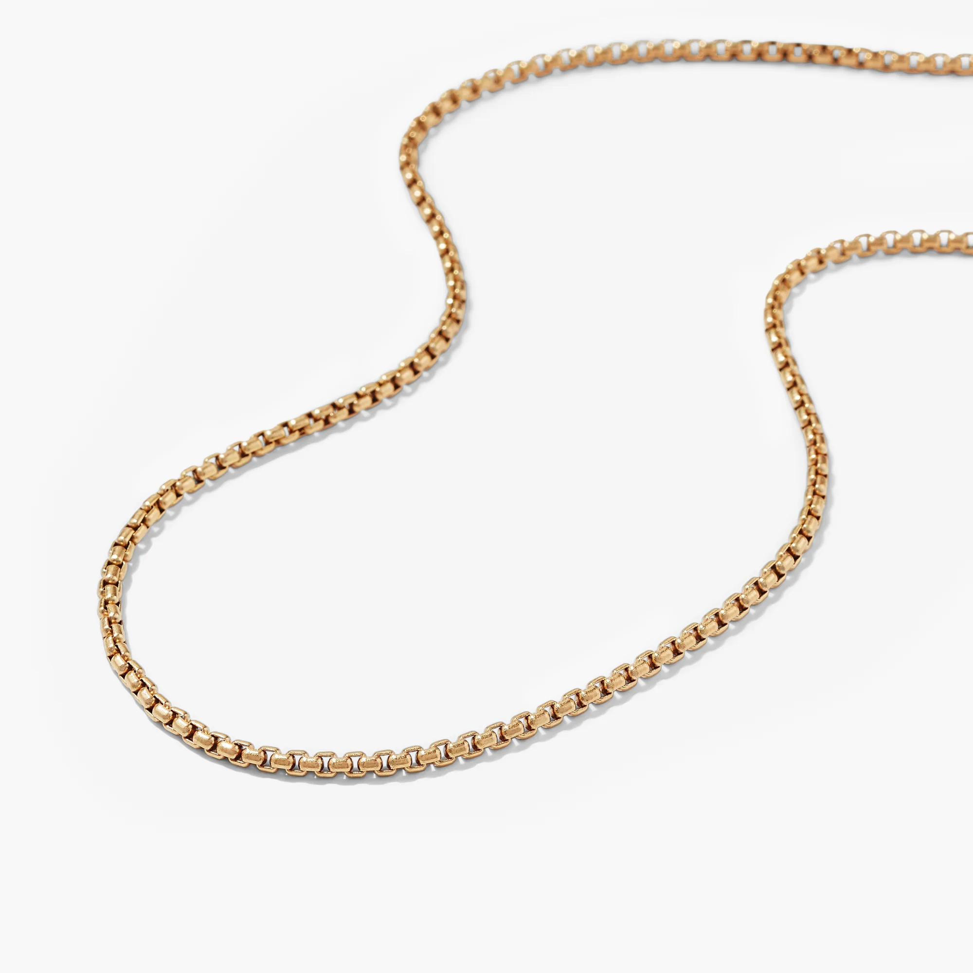 Round Box Chain Necklace - Image 4