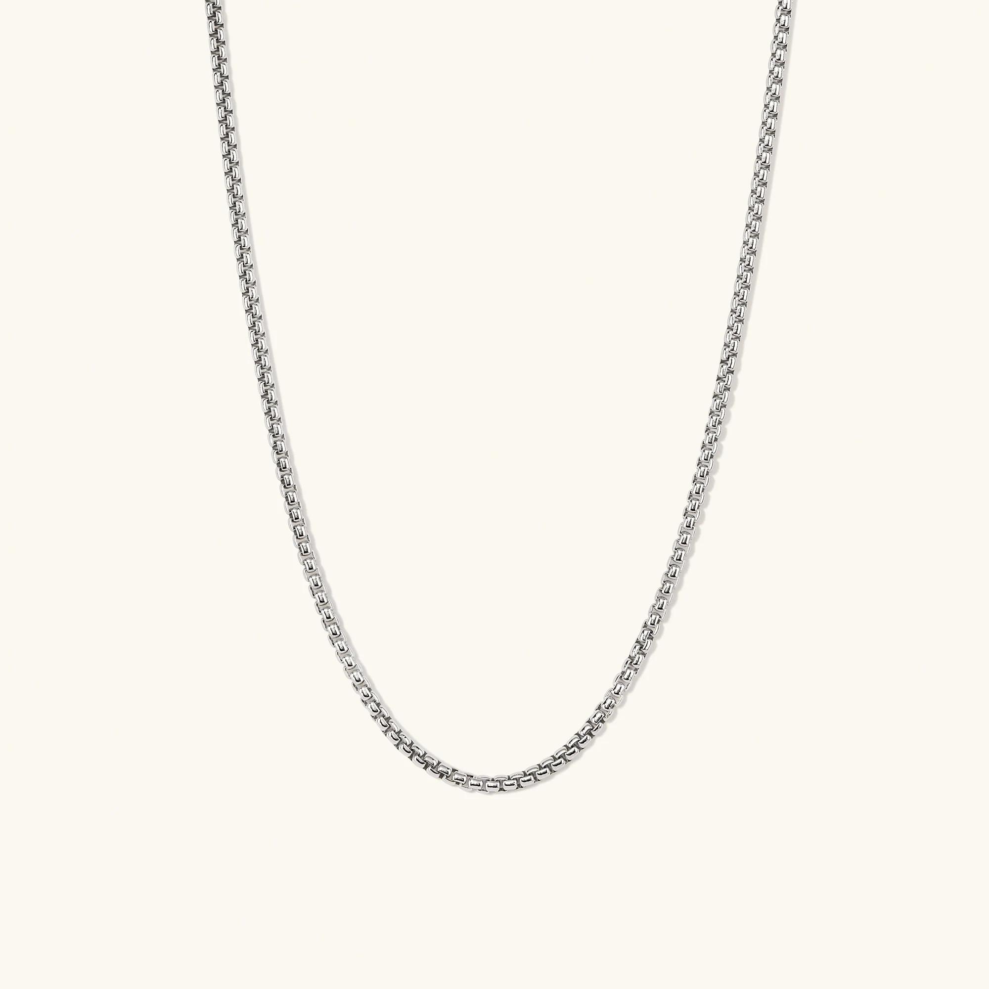 Round Box Chain Necklace - Image 8