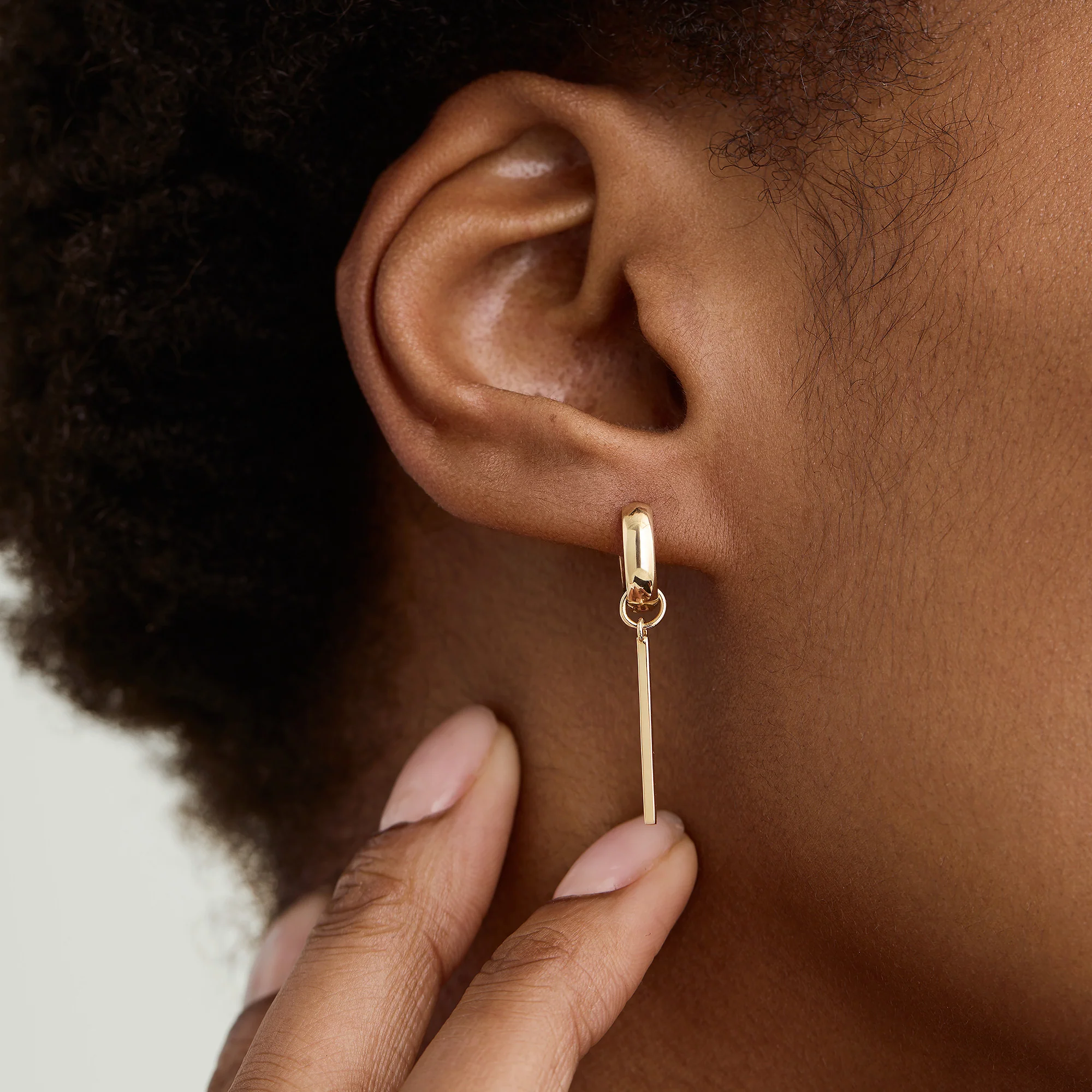 Single Bar Hoop Charm - Image 3